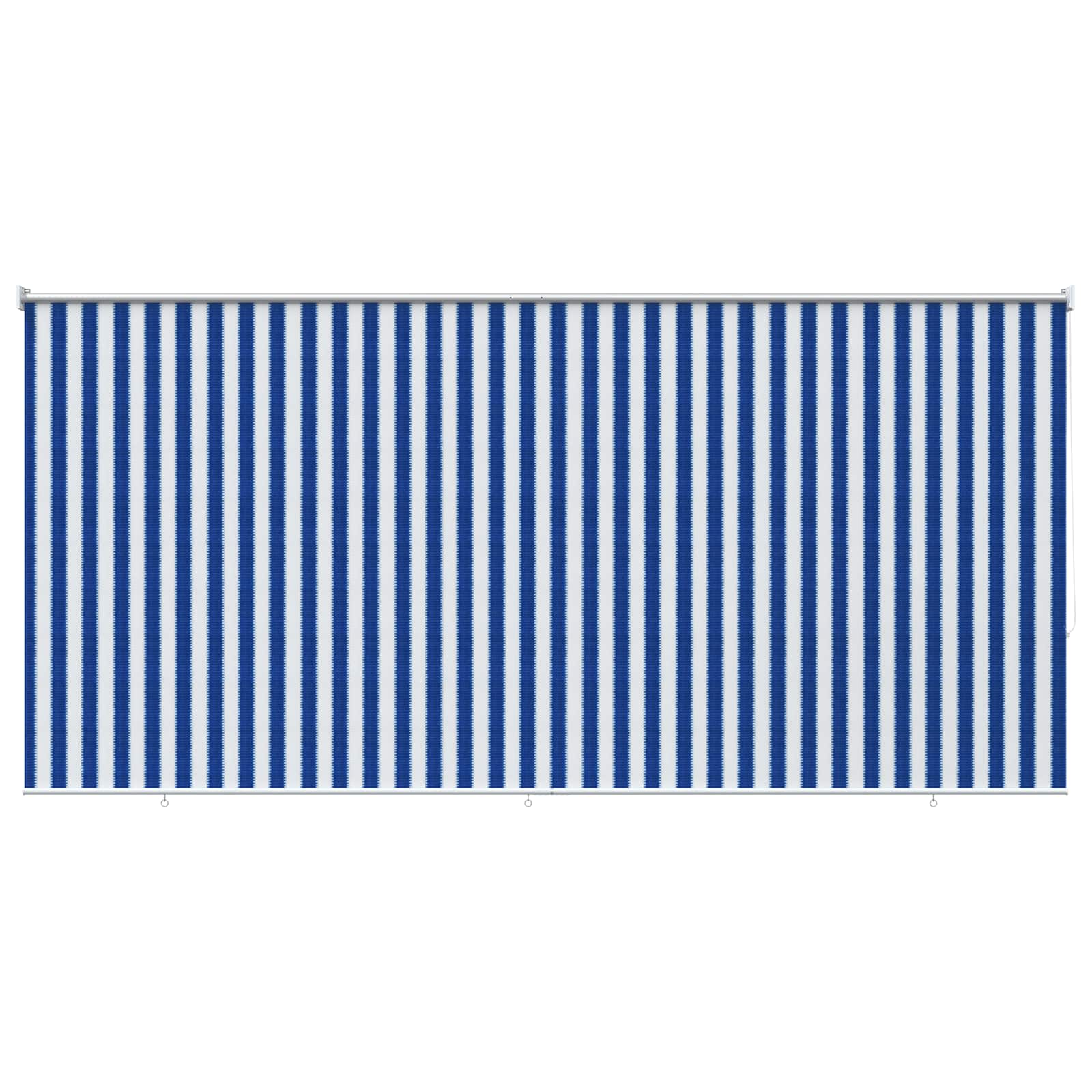 Buitenrolgordijn 90% UV-blok Blauw en Witte Streep 300 x 230 cm is nu te koop bij PeponiXL, paradijselijk wonen!