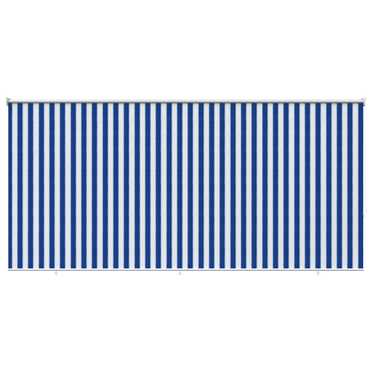 Buitenrolgordijn 90% UV-blok Blauw en Witte Streep 350 x 230 cm is nu te koop bij PeponiXL, paradijselijk wonen!