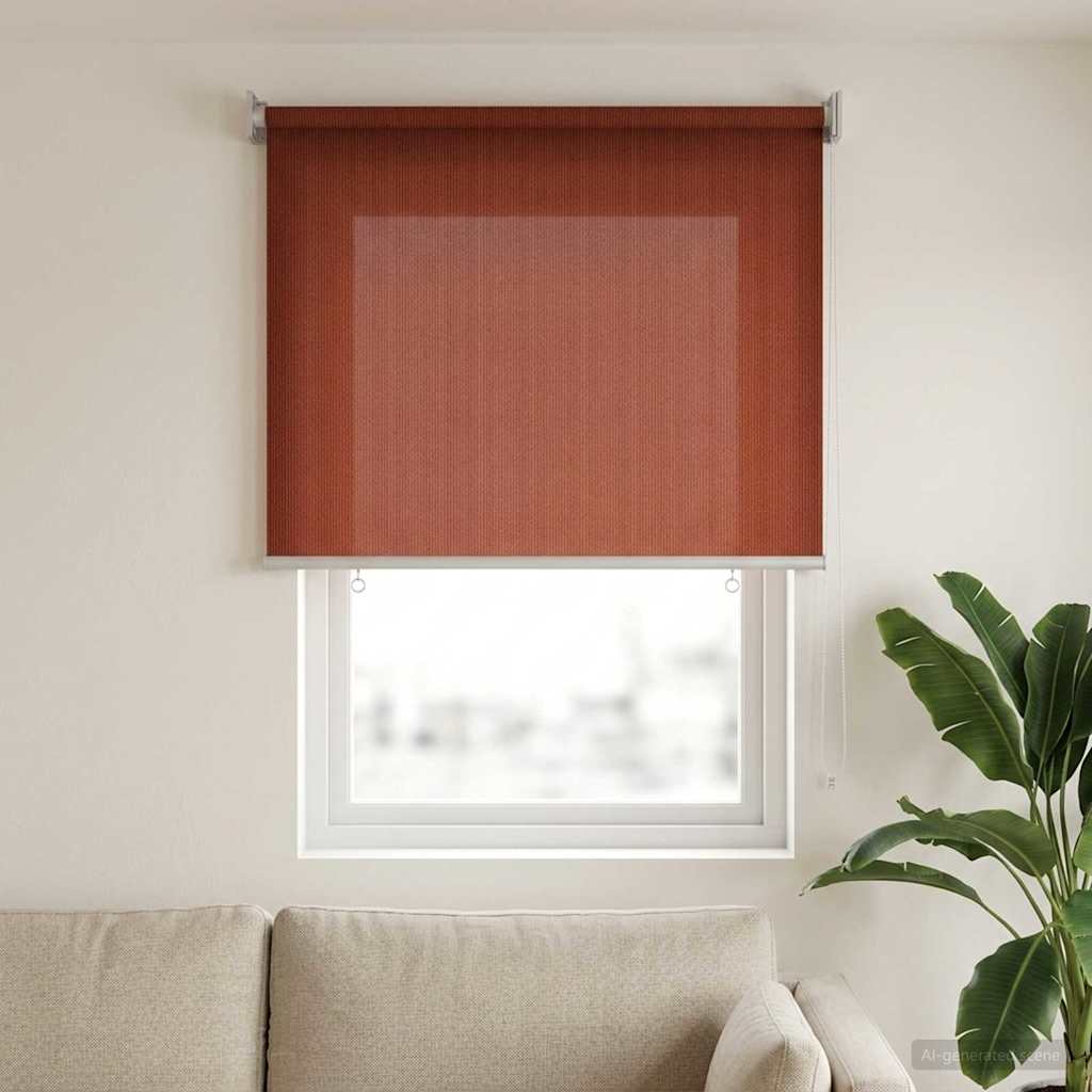 Buitenrolgordijn 90% UV-blok Terracotta 80 x 140 cm HDPE is nu te koop bij PeponiXL, paradijselijk wonen!