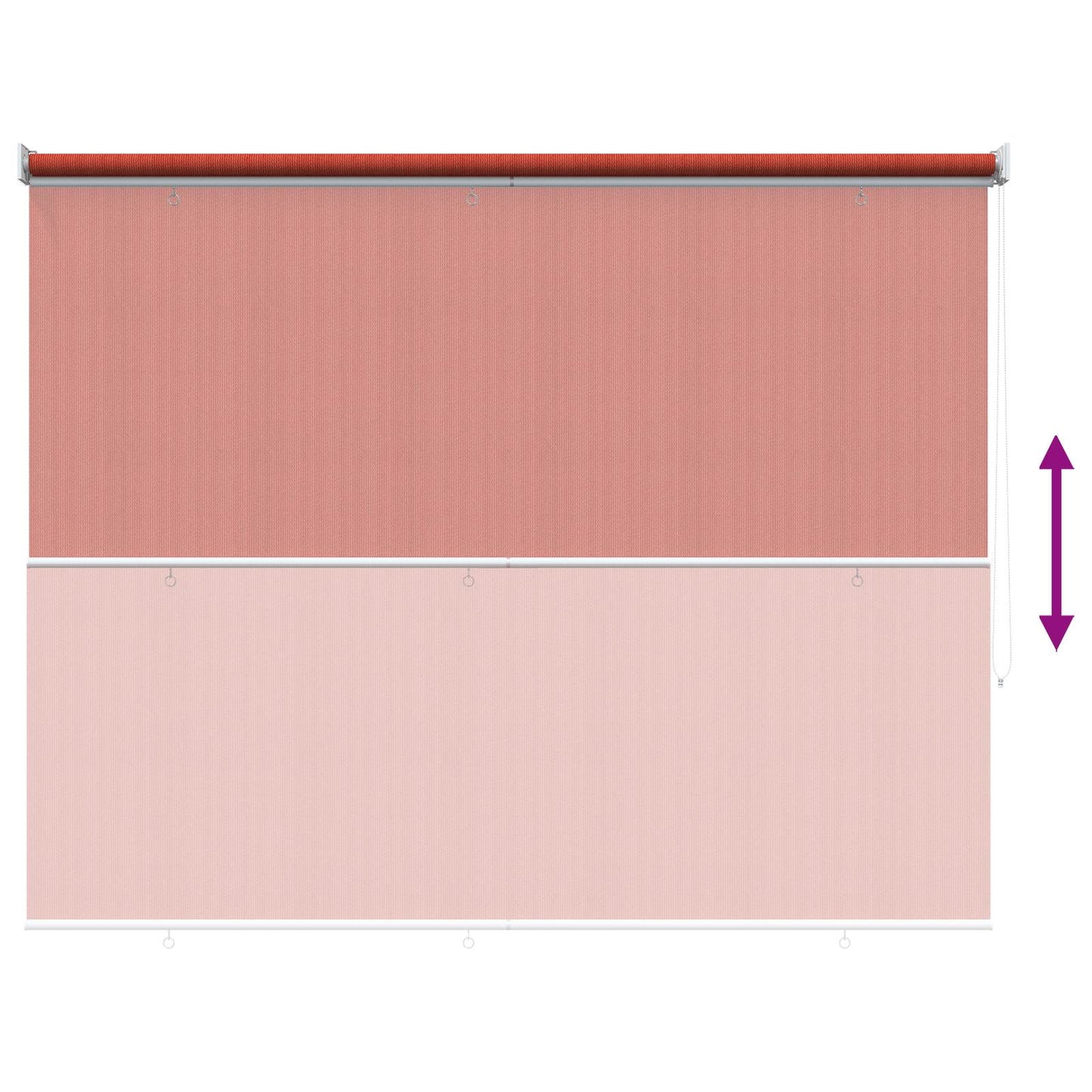 Buitenrolgordijn 90% UV-blok Terracotta 160 x 140 cm HDPE is nu te koop bij PeponiXL, paradijselijk wonen!