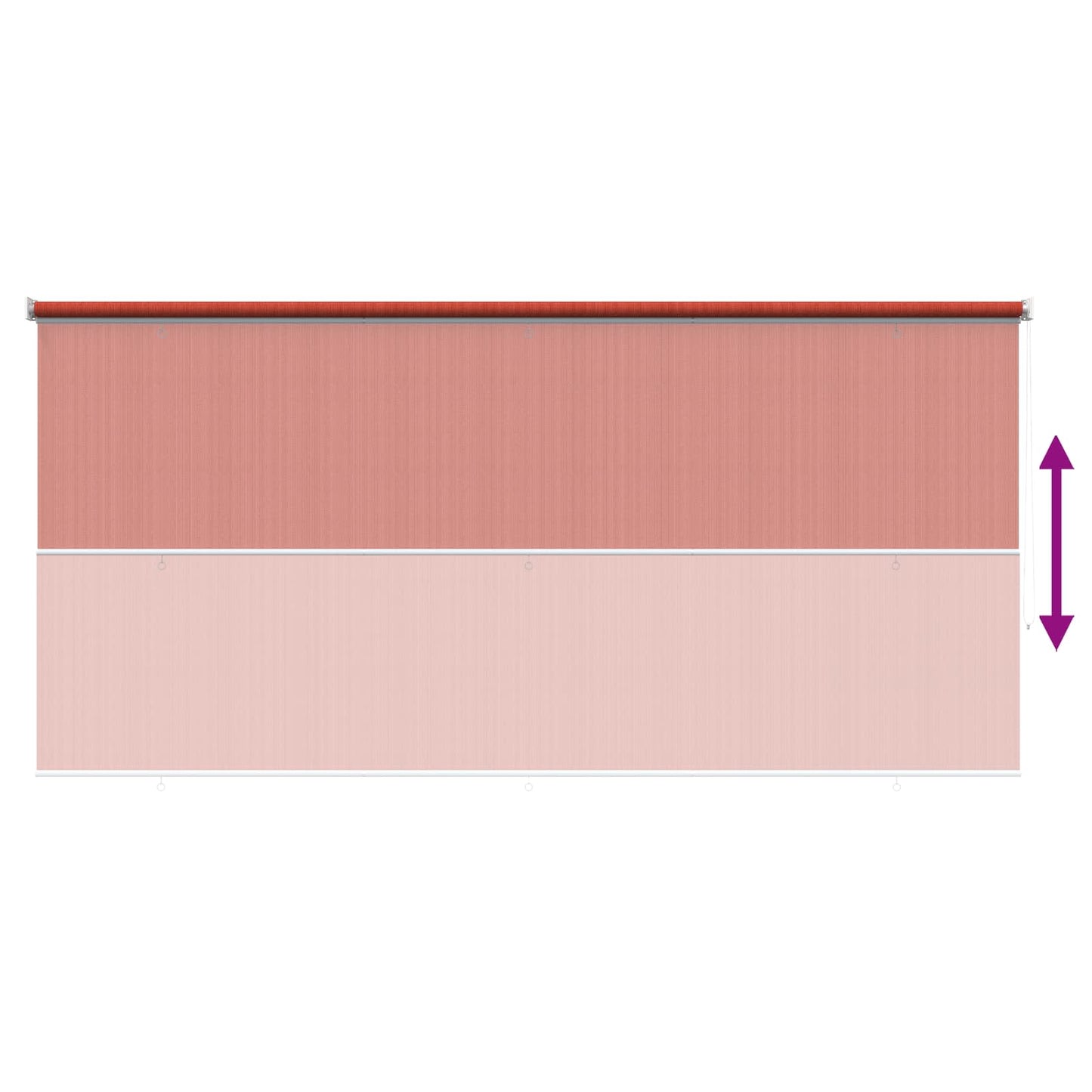 Buitenrolgordijn 90% UV-blok Terracotta 300 x 140 cm HDPE is nu te koop bij PeponiXL, paradijselijk wonen!