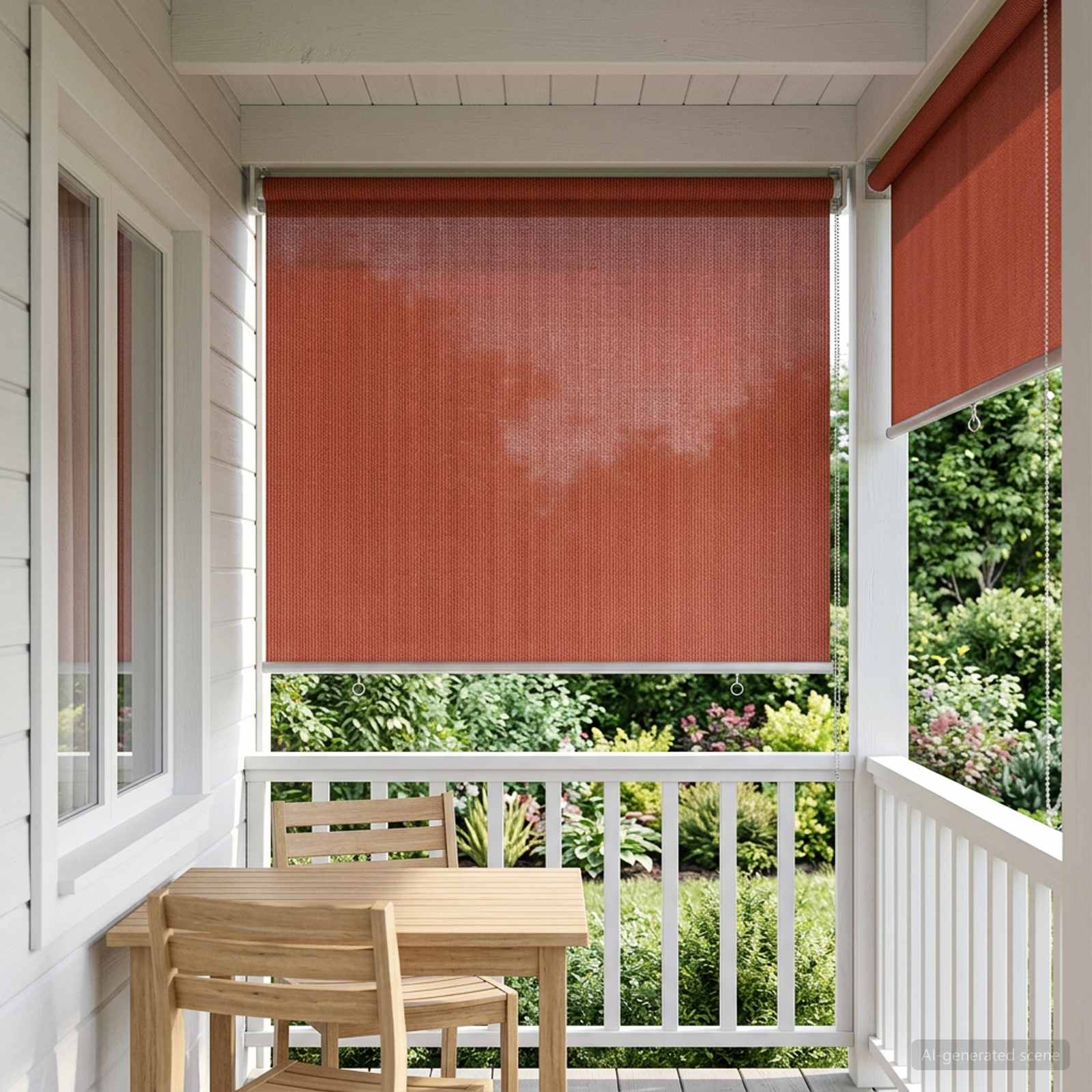 Buitenrolgordijn 90% UV-blok Terracotta 80 x 230 cm HDPE is nu te koop bij PeponiXL, paradijselijk wonen!