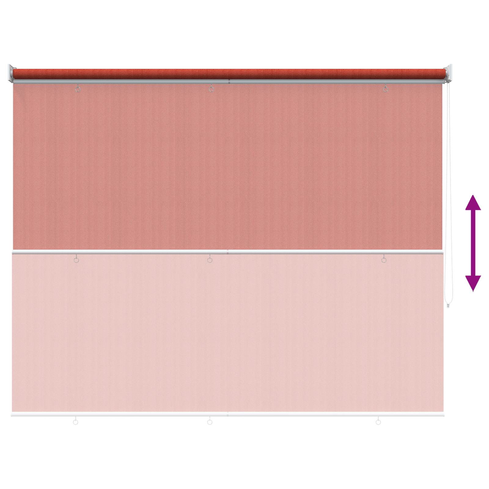 Buitenrolgordijn 90% UV-blok Terracotta 140 x 230 cm HDPE is nu te koop bij PeponiXL, paradijselijk wonen!