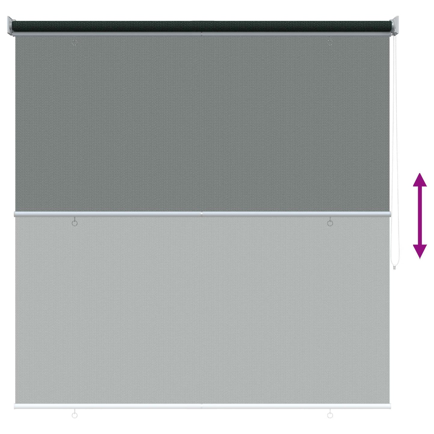 Buitenrolgordijn 90% UV-blok Donkergroen 140 x 140 cm HDPE is nu te koop bij PeponiXL, paradijselijk wonen!