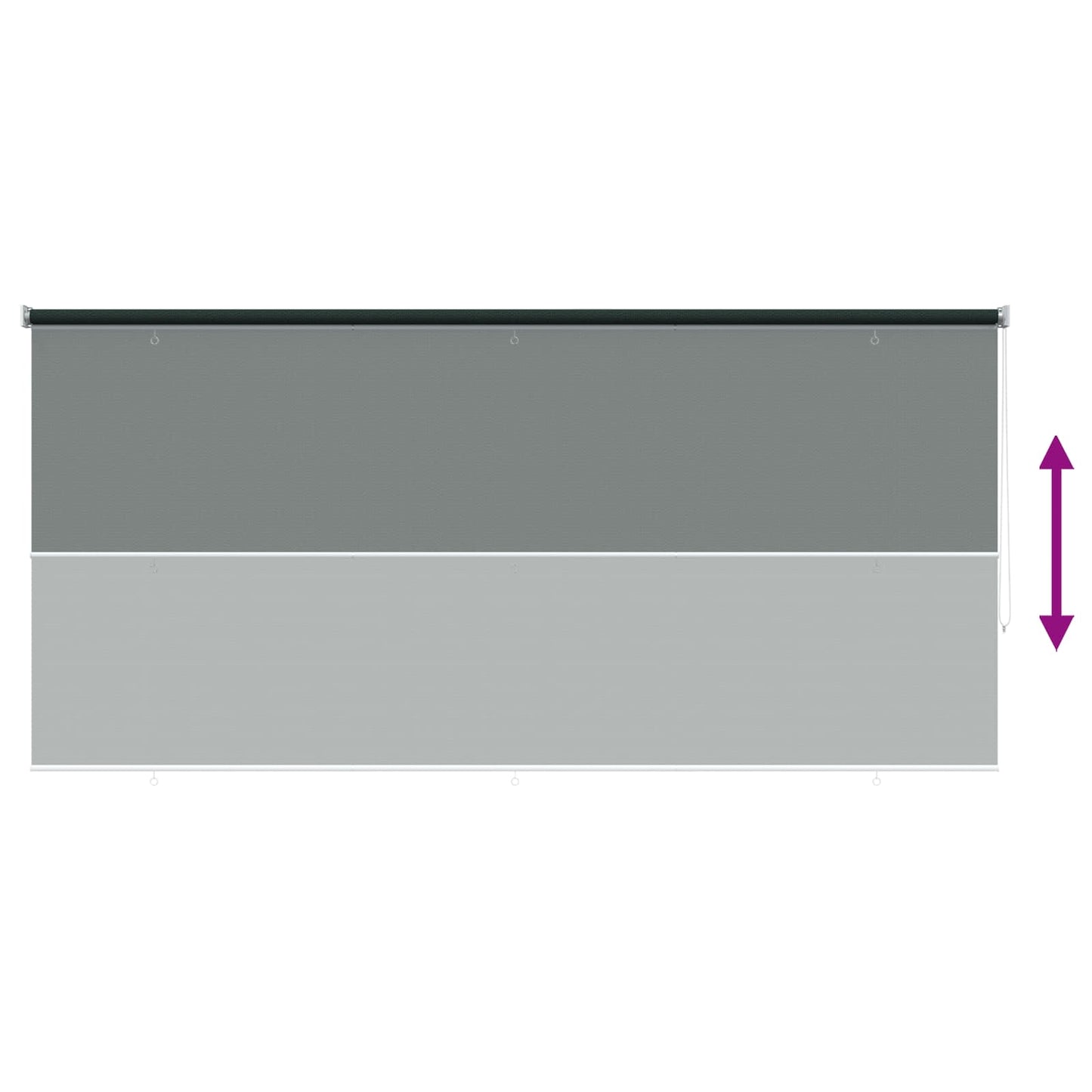 Buitenrolgordijn 90% UV-blok Donkergroen 300 x 230 cm HDPE is nu te koop bij PeponiXL, paradijselijk wonen!