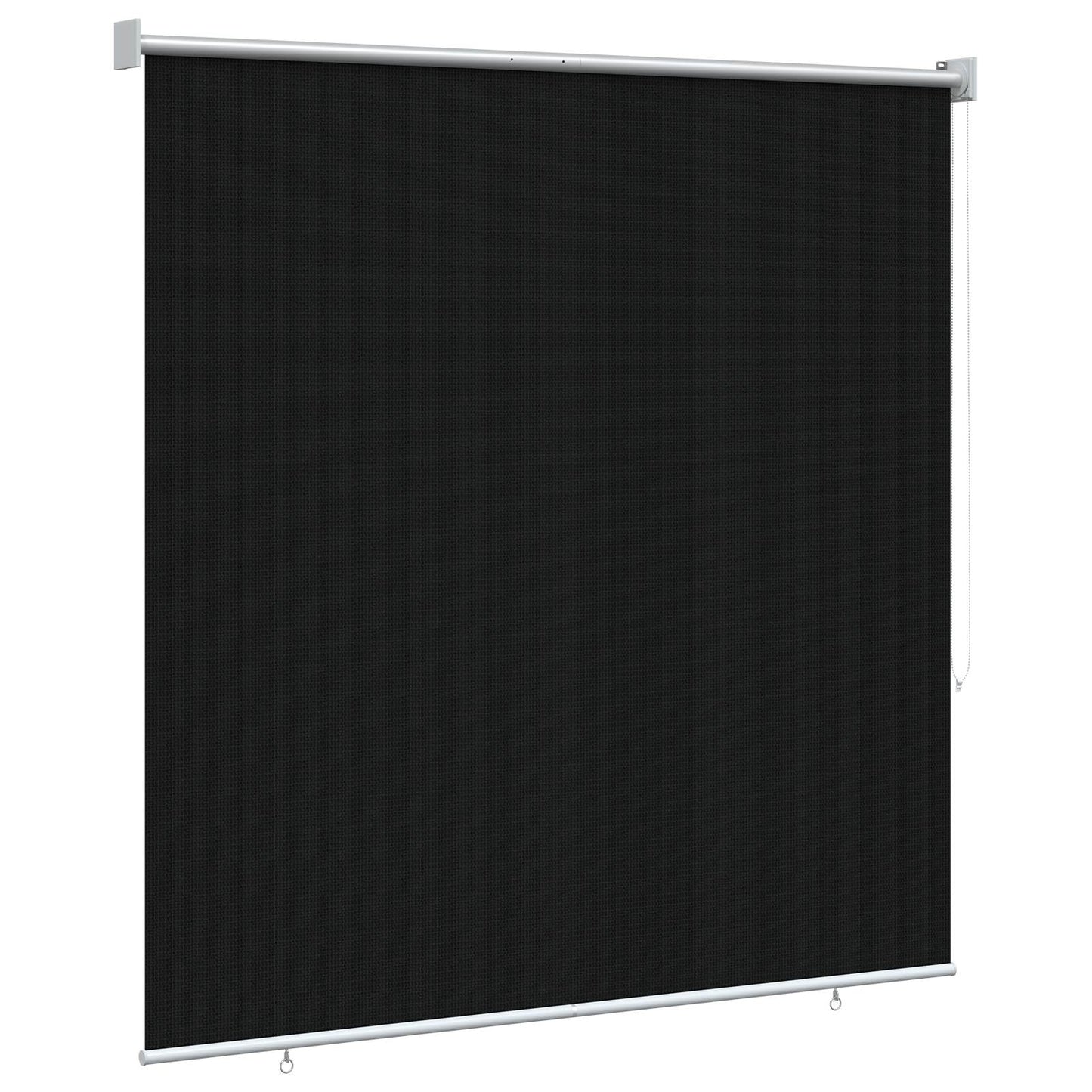 Buitenrolgordijn 90% UV-blok Zwart 140 x 140 cm HDPE is nu te koop bij PeponiXL, paradijselijk wonen!