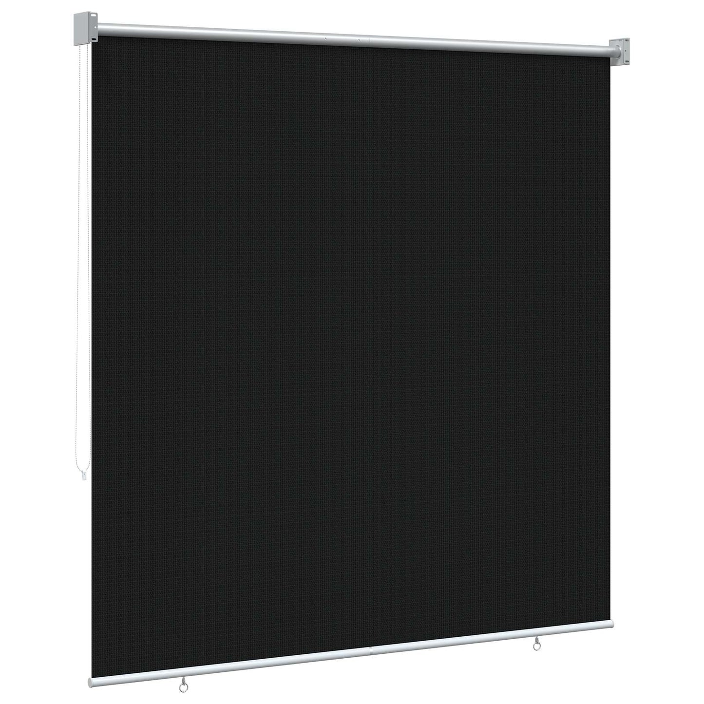 Buitenrolgordijn 90% UV-blok Zwart 140 x 140 cm HDPE is nu te koop bij PeponiXL, paradijselijk wonen!