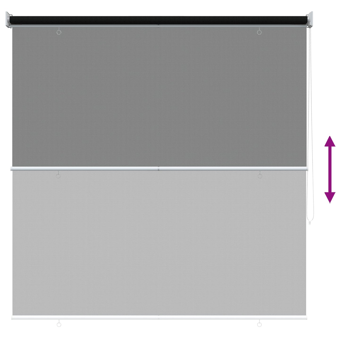 Buitenrolgordijn 90% UV-blok Zwart 140 x 140 cm HDPE is nu te koop bij PeponiXL, paradijselijk wonen!