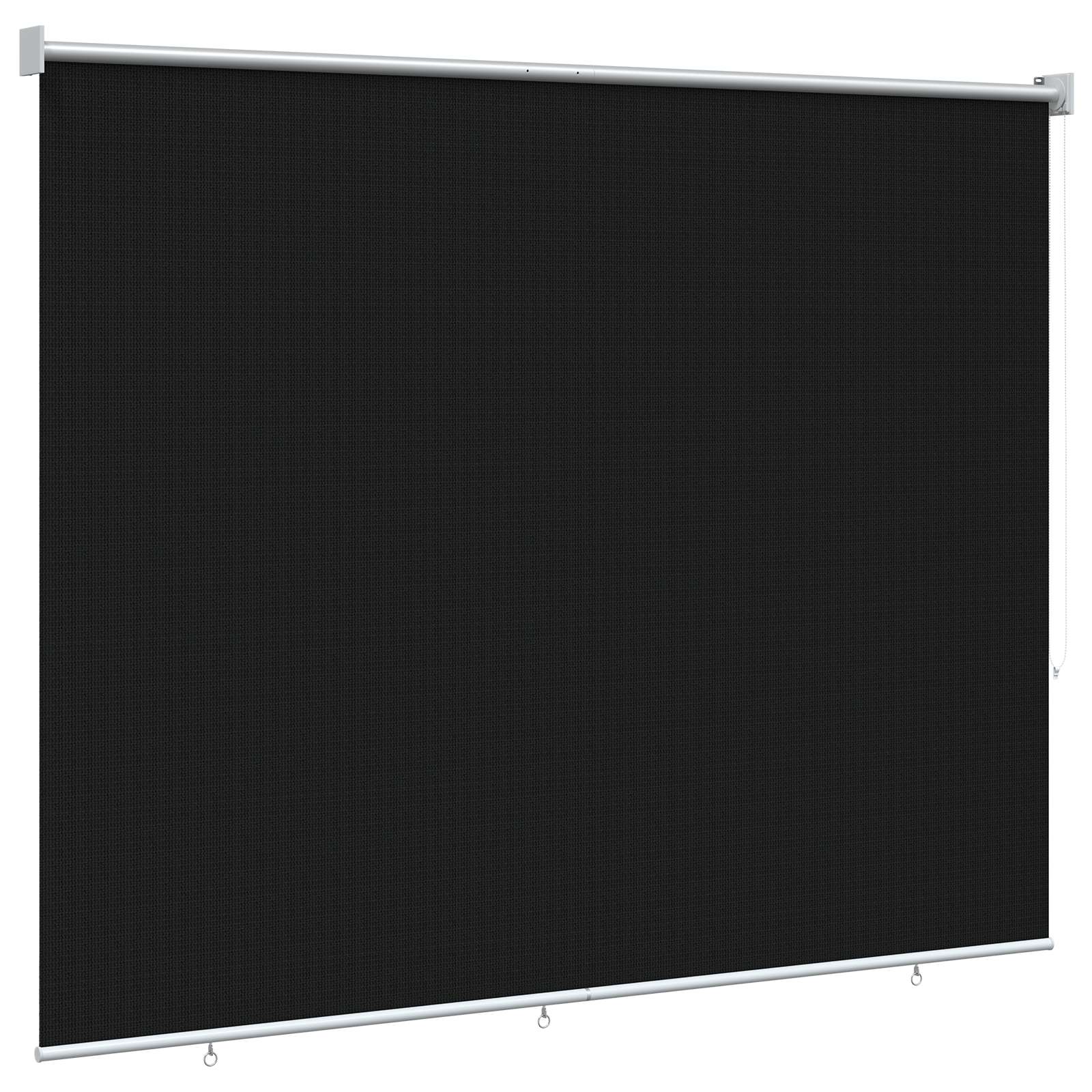 Buitenrolgordijn 90% UV-blok Zwart 200 x 140 cm HDPE is nu te koop bij PeponiXL, paradijselijk wonen!