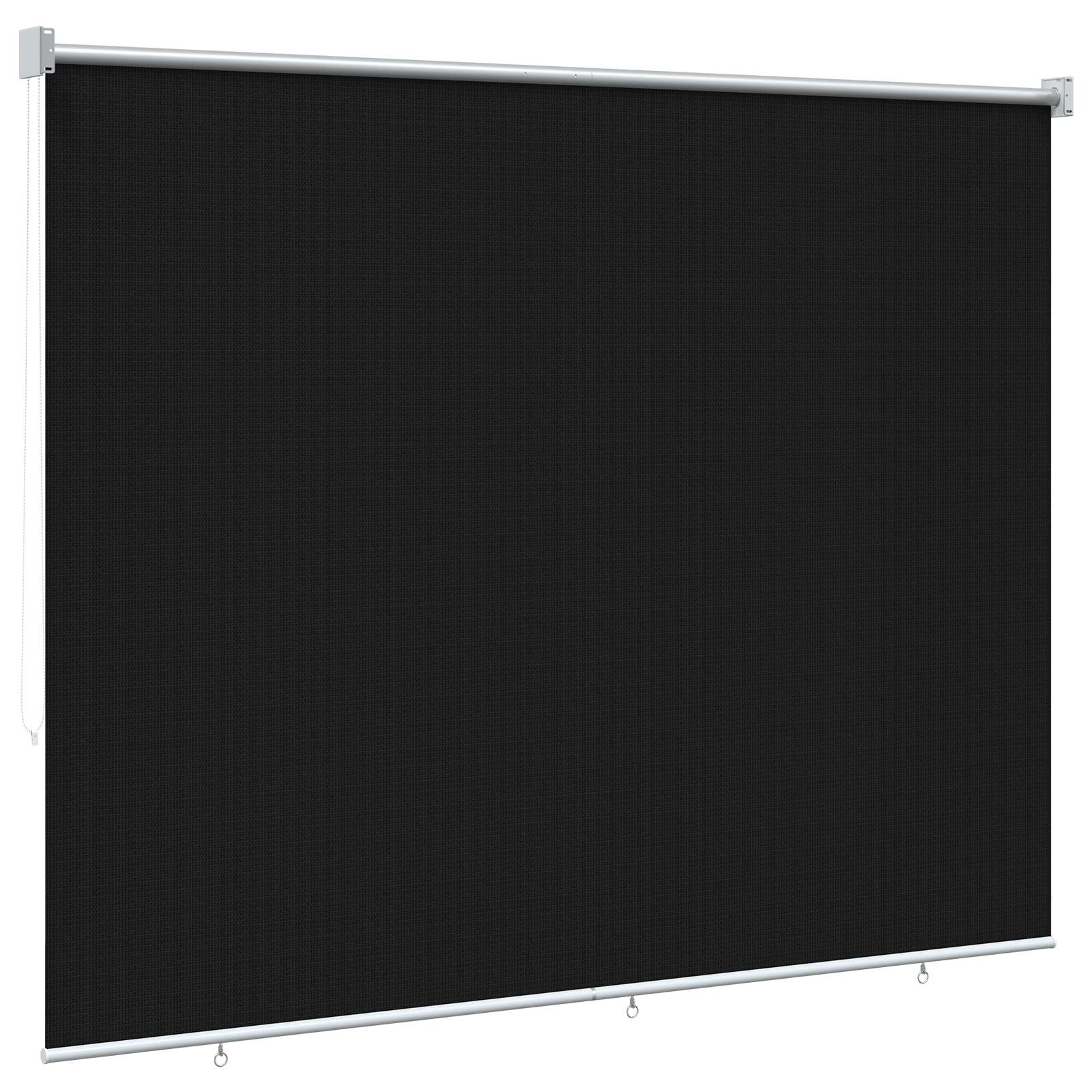 Buitenrolgordijn 90% UV-blok Zwart 200 x 140 cm HDPE is nu te koop bij PeponiXL, paradijselijk wonen!