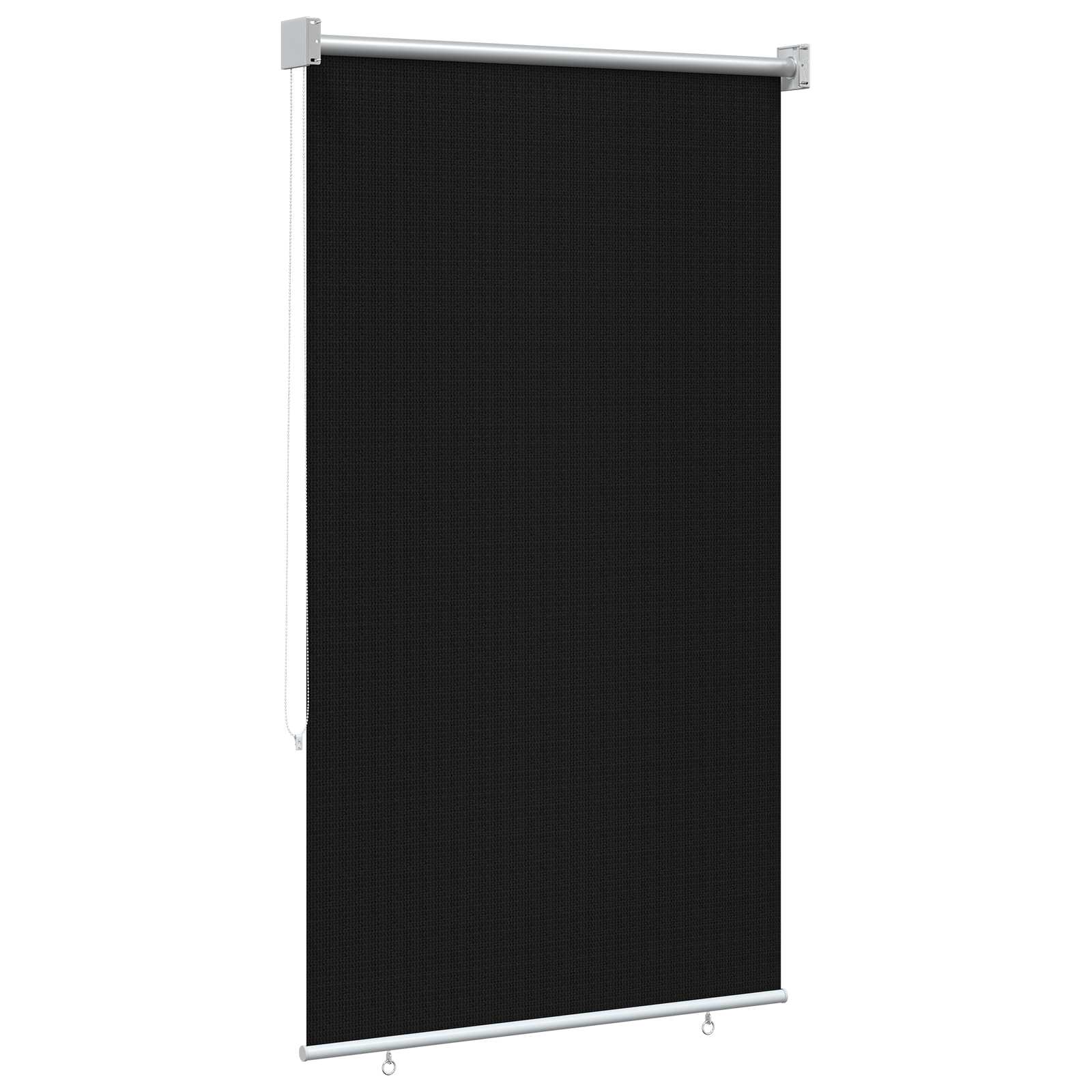 Buitenrolgordijn 90% UV-blok Zwart 80 x 230 cm HDPE is nu te koop bij PeponiXL, paradijselijk wonen!
