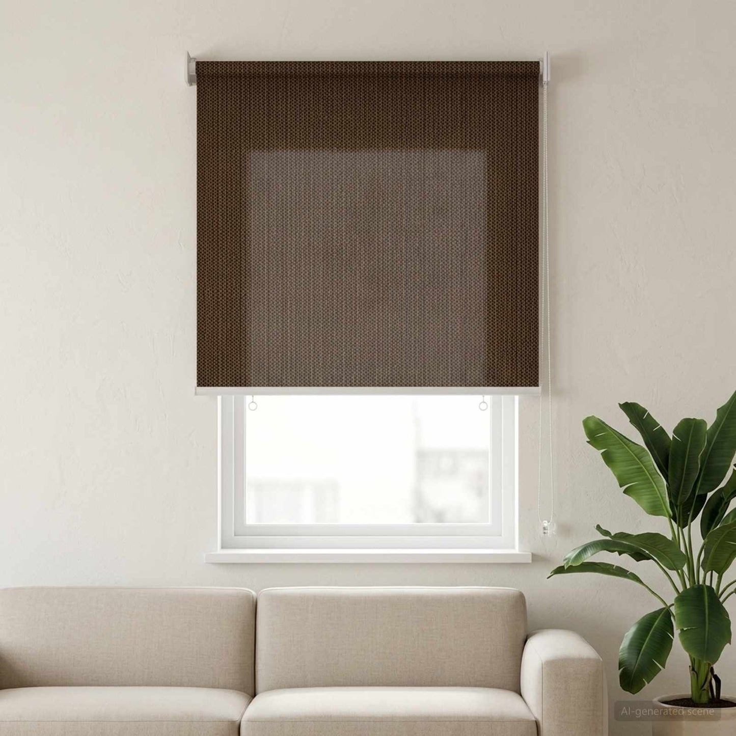 Buitenrolgordijn 90% UV-blok Bruin 80 x 140 cm HDPE is nu te koop bij PeponiXL, paradijselijk wonen!