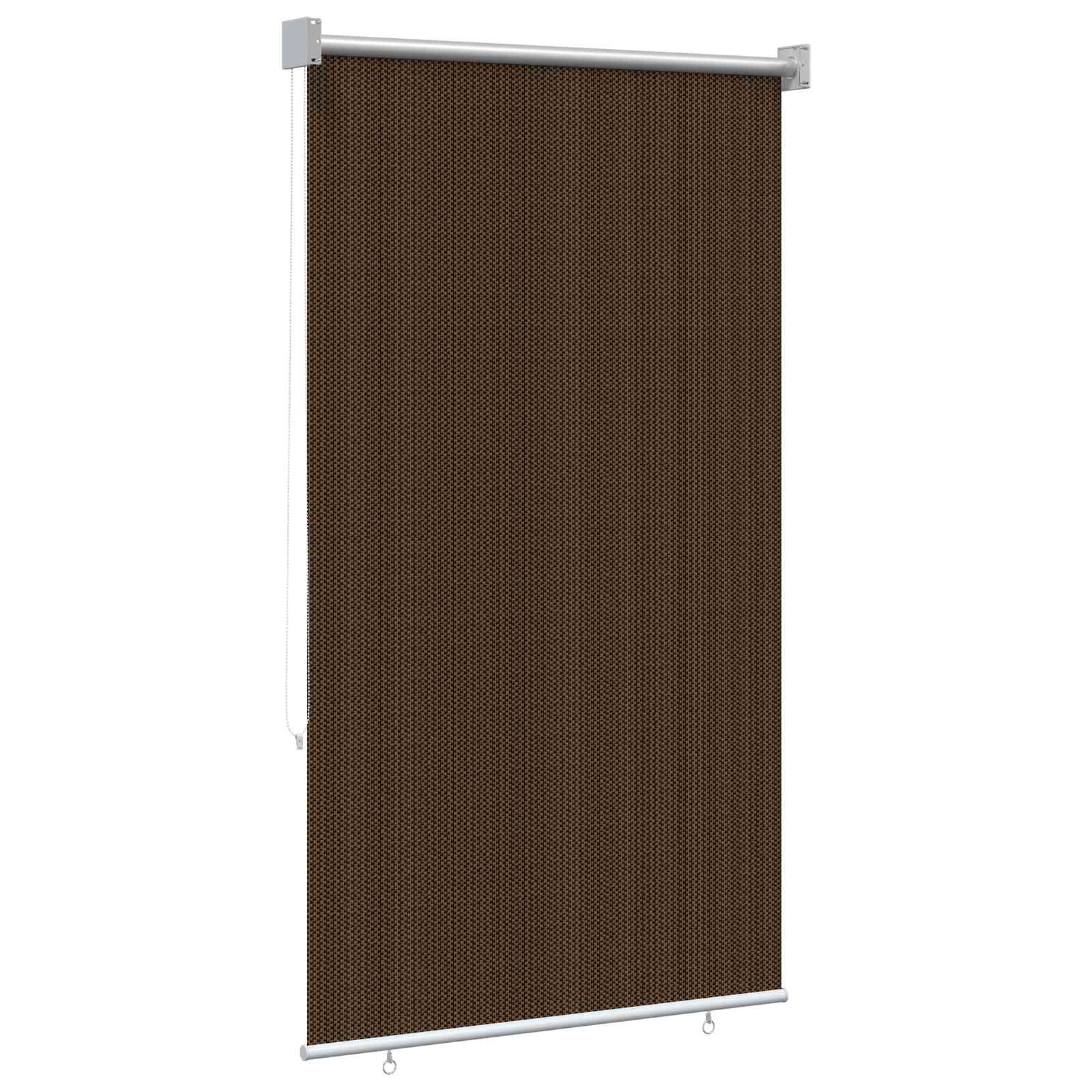Buitenrolgordijn 90% UV-blok Bruin 80 x 140 cm HDPE is nu te koop bij PeponiXL, paradijselijk wonen!