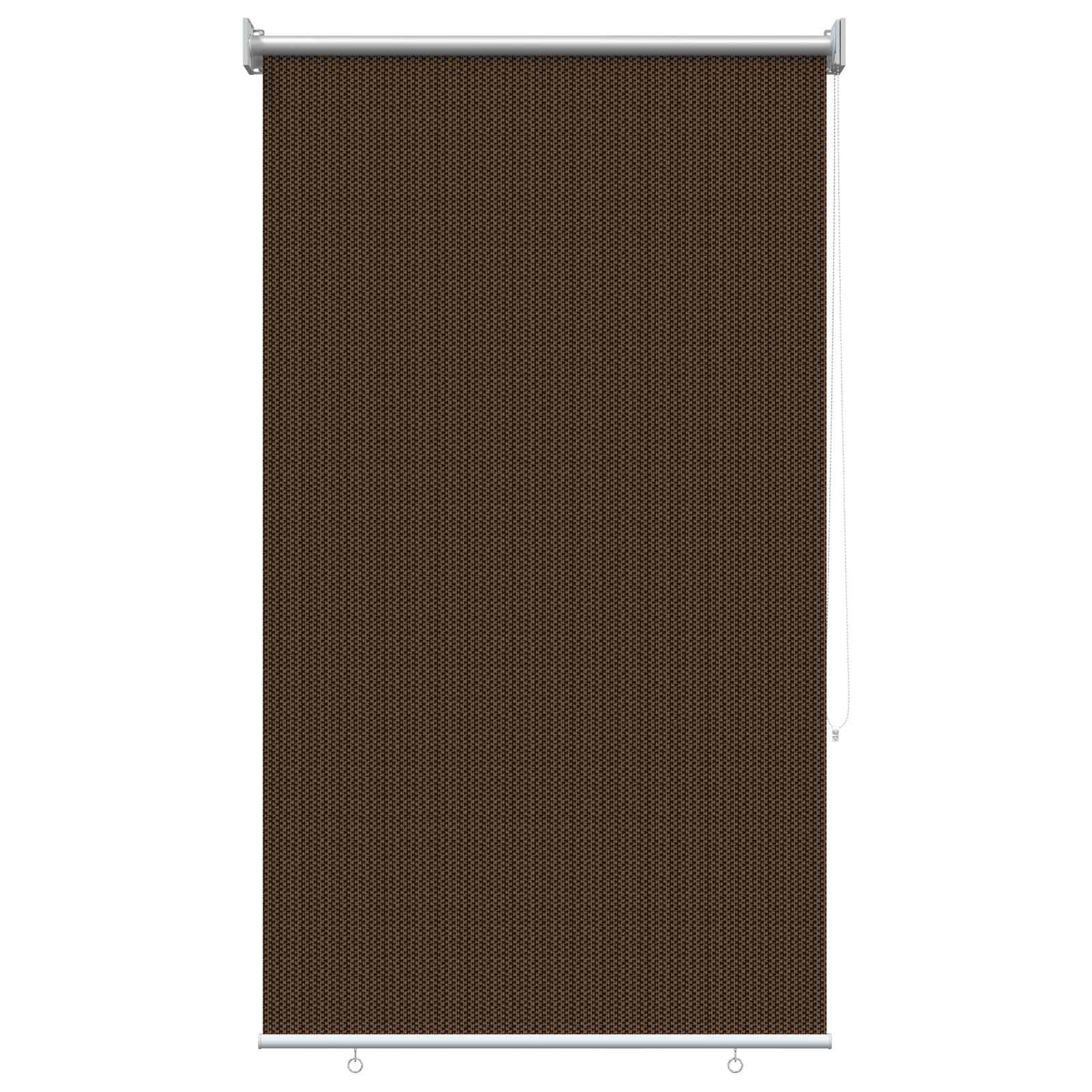 Buitenrolgordijn 90% UV-blok Bruin 80 x 230 cm HDPE is nu te koop bij PeponiXL, paradijselijk wonen!