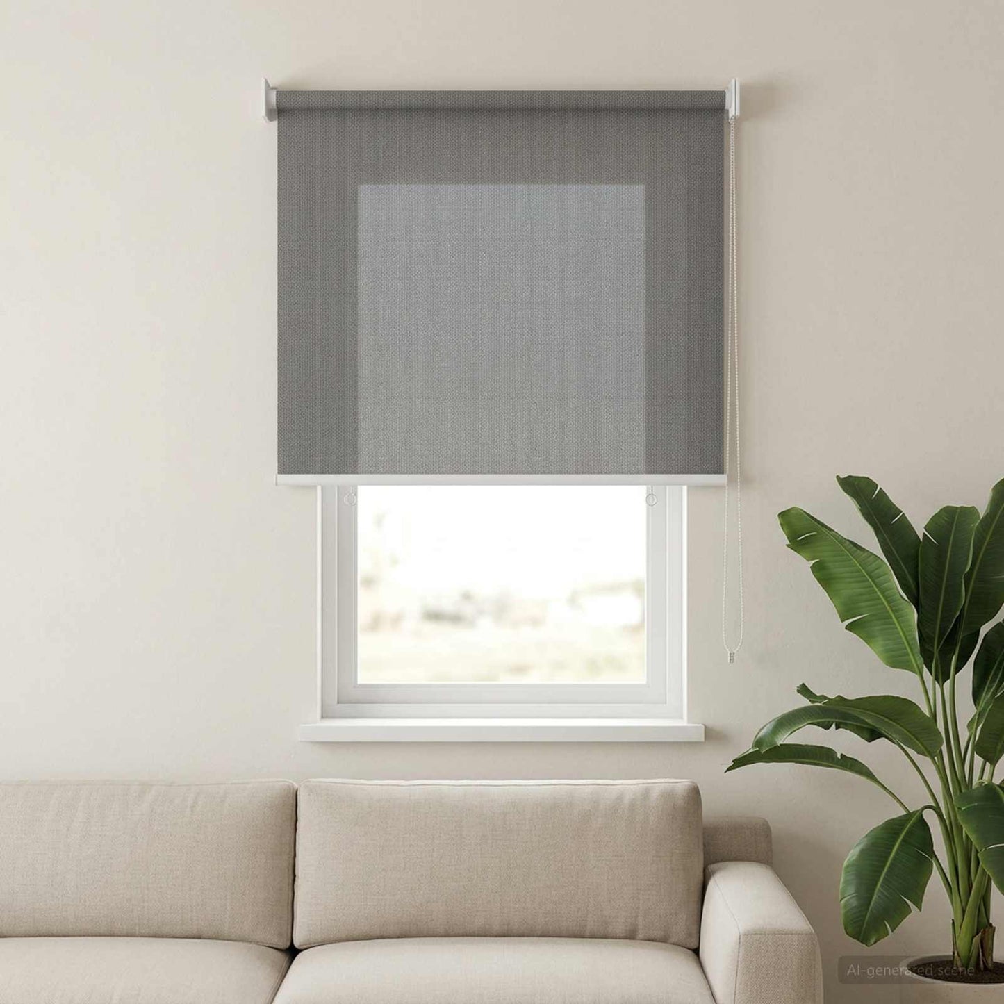 Buitenrolgordijn 90% UV-blok Lichtgrijs 100 x 140 cm HDPE is nu te koop bij PeponiXL, paradijselijk wonen!