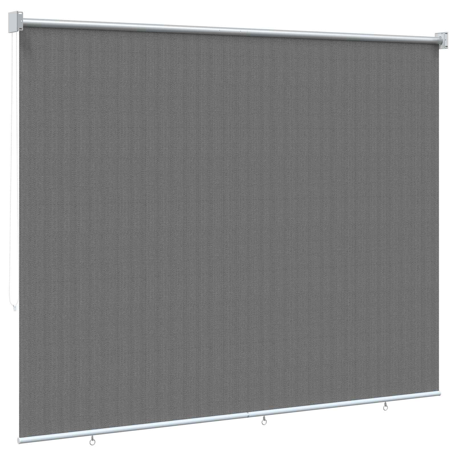 Buitenrolgordijn 90% UV-blok Lichtgrijs 140 x 140 cm HDPE is nu te koop bij PeponiXL, paradijselijk wonen!