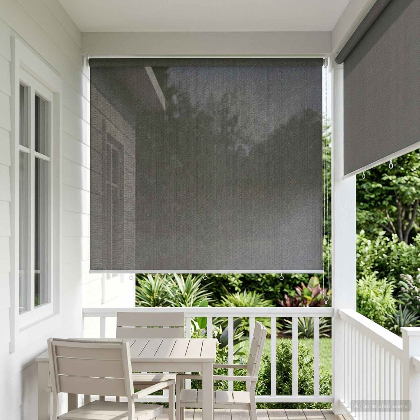 Buitenrolgordijn 90% UV-blok Lichtgrijs 220 x 140 cm HDPE is nu te koop bij PeponiXL, paradijselijk wonen!