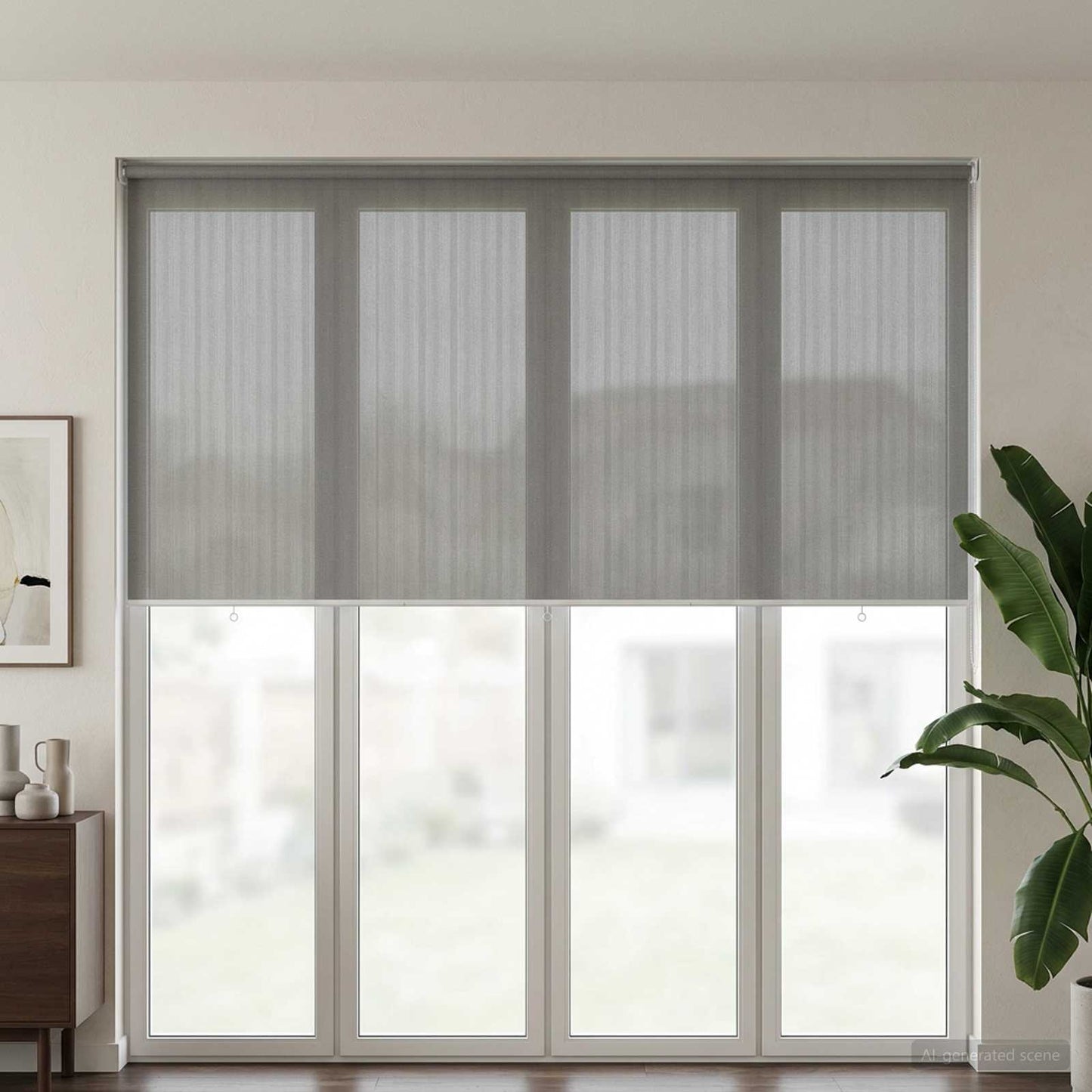 Buitenrolgordijn 90% UV-blok Lichtgrijs 400 x 140 cm HDPE is nu te koop bij PeponiXL, paradijselijk wonen!