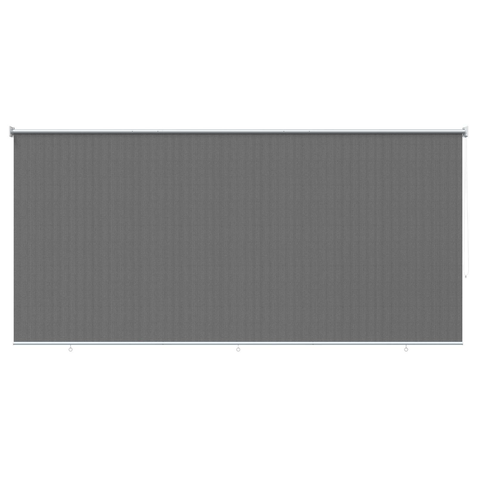 Buitenrolgordijn 90% UV-blok Lichtgrijs 400 x 140 cm HDPE is nu te koop bij PeponiXL, paradijselijk wonen!