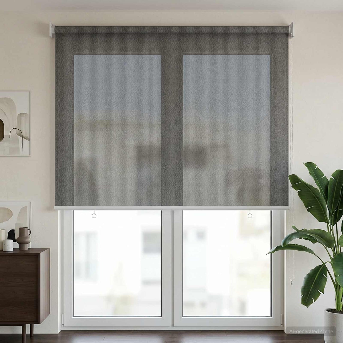Buitenrolgordijn 90% UV-blok Lichtgrijs 80 x 230 cm HDPE is nu te koop bij PeponiXL, paradijselijk wonen!