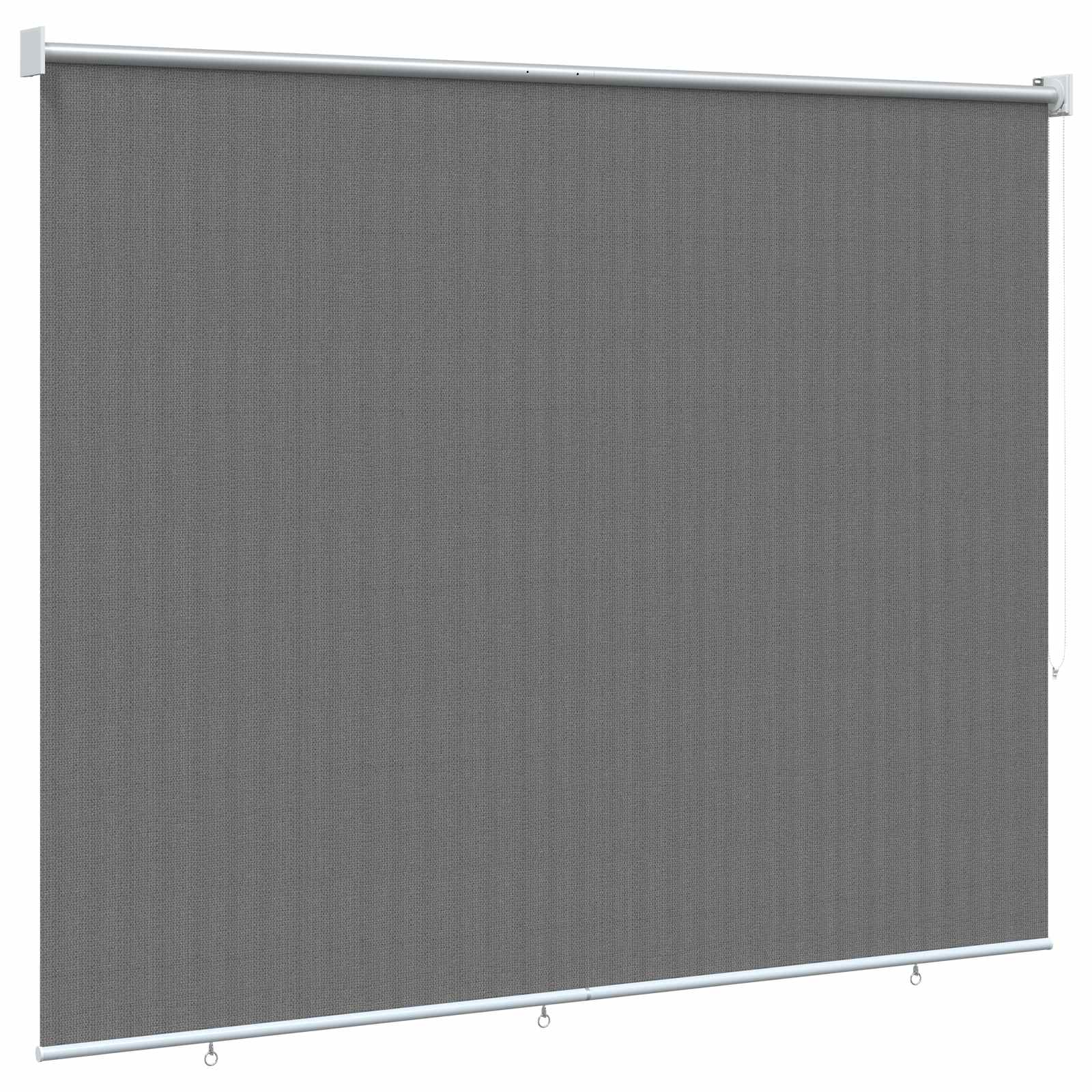 Buitenrolgordijn 90% UV-blok Lichtgrijs 220 x 230 cm HDPE is nu te koop bij PeponiXL, paradijselijk wonen!