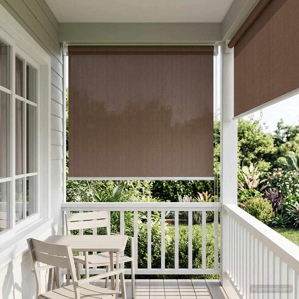 Buitenrolgordijn 90% UV-blok Taupe 80 x 140 cm HDPE is nu te koop bij PeponiXL, paradijselijk wonen!