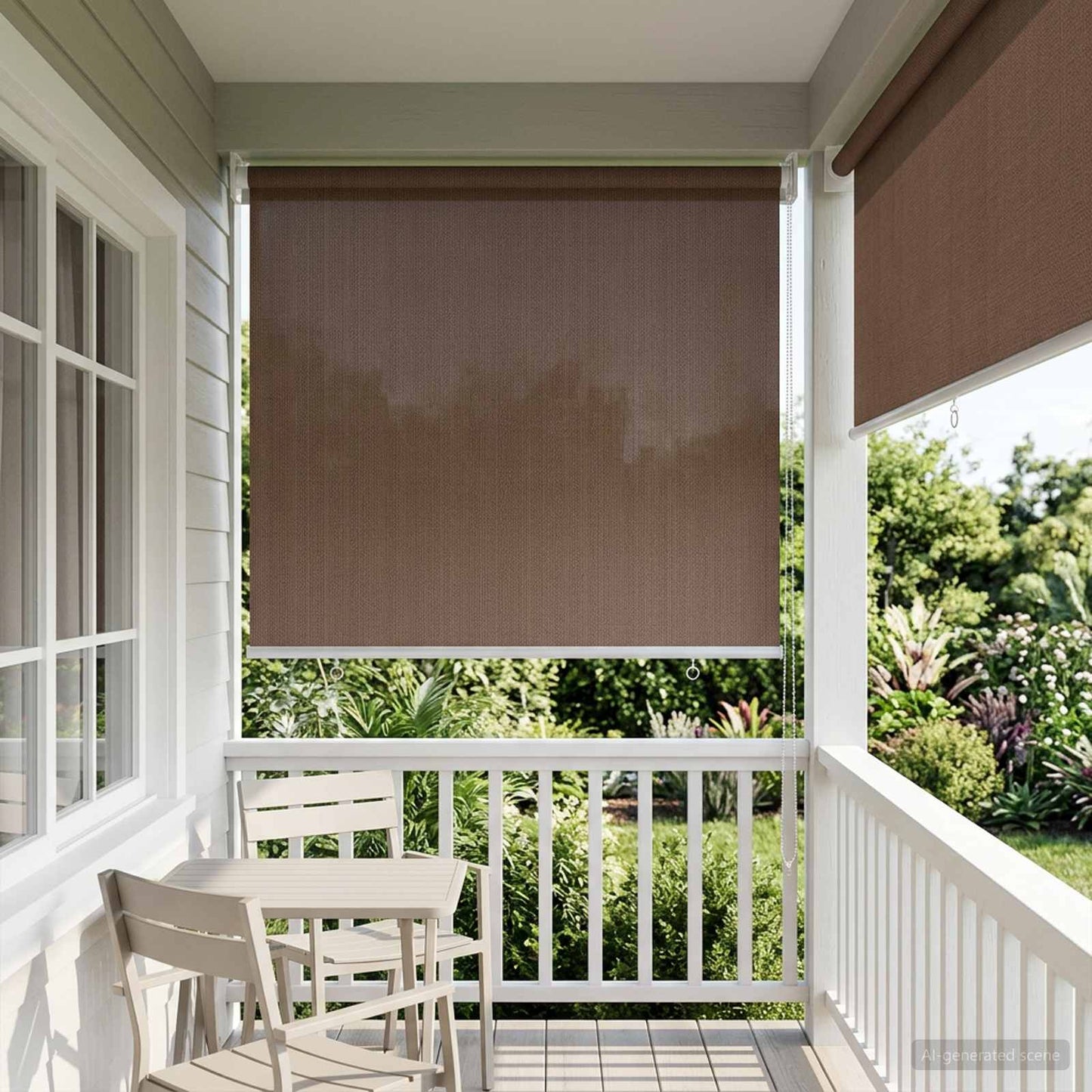 Buitenrolgordijn 90% UV-blok Taupe 100 x 140 cm HDPE is nu te koop bij PeponiXL, paradijselijk wonen!
