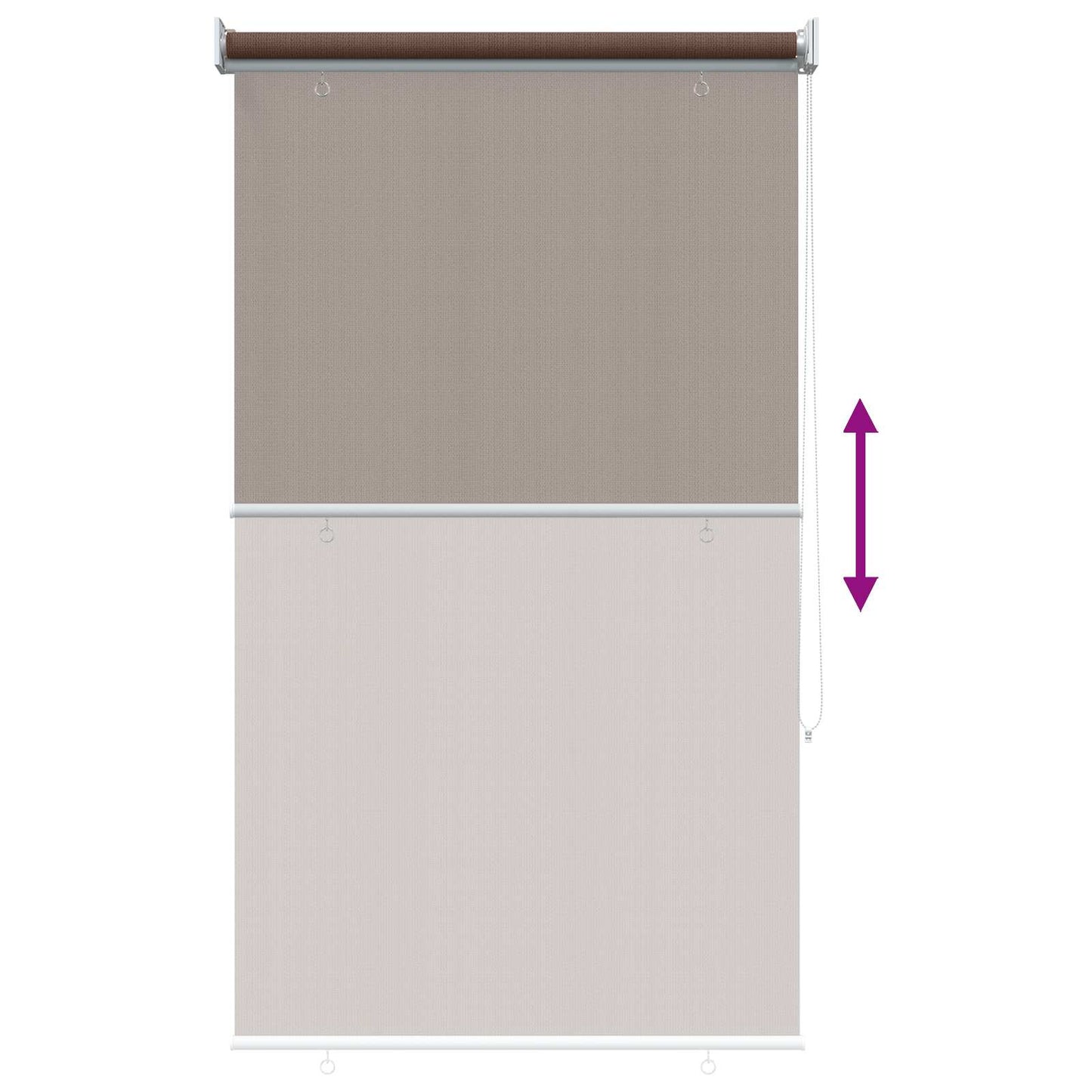 Buitenrolgordijn 90% UV-blok Taupe 100 x 140 cm HDPE is nu te koop bij PeponiXL, paradijselijk wonen!