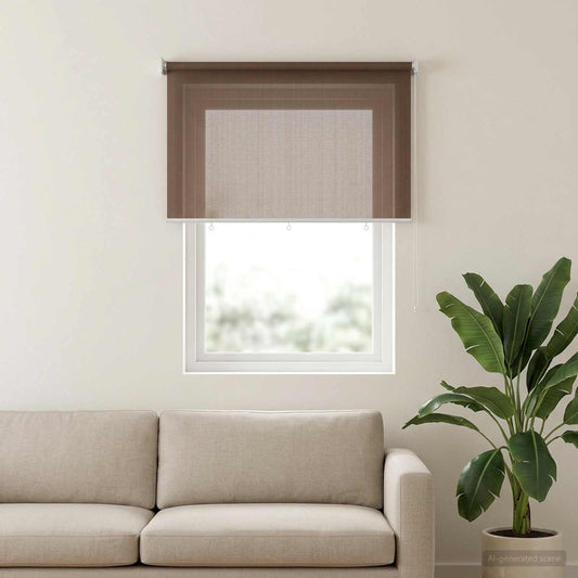 Buitenrolgordijn 90% UV-blok Taupe 220 x 140 cm HDPE is nu te koop bij PeponiXL, paradijselijk wonen!