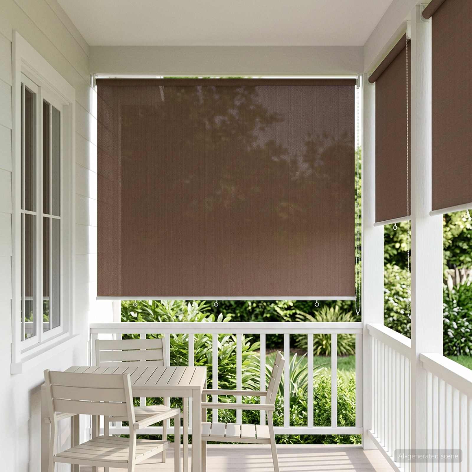 Buitenrolgordijn 90% UV-blok Taupe 220 x 140 cm HDPE is nu te koop bij PeponiXL, paradijselijk wonen!