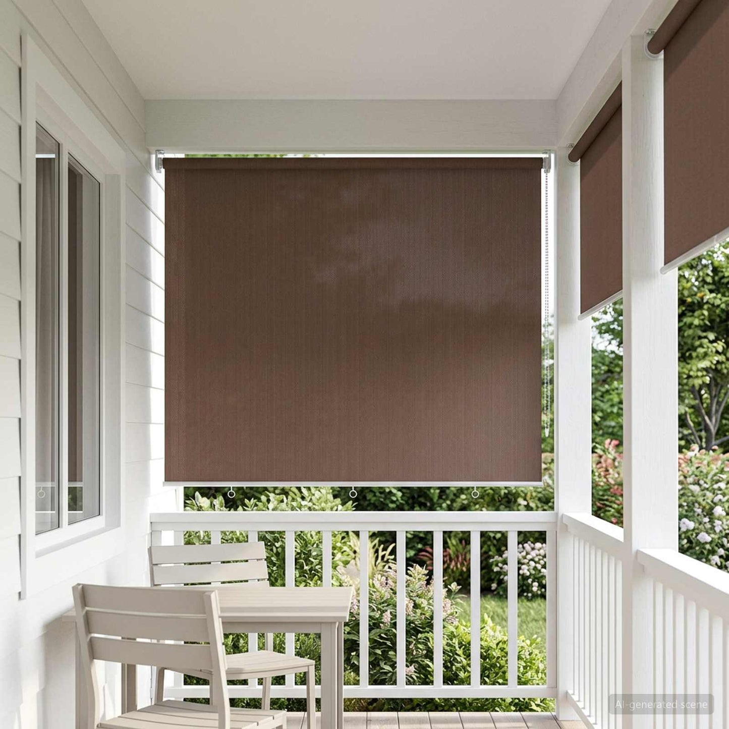 Buitenrolgordijn 90% UV-blok Taupe 240 x 140 cm HDPE is nu te koop bij PeponiXL, paradijselijk wonen!