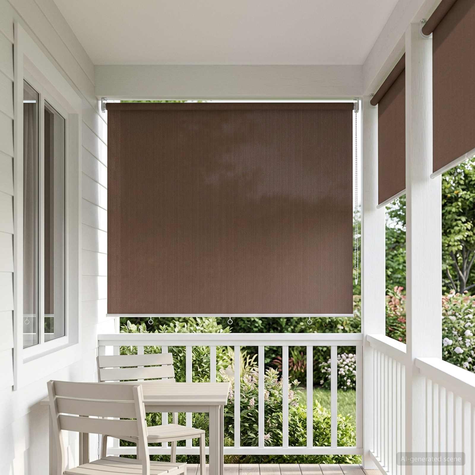 Buitenrolgordijn 90% UV-blok Taupe 240 x 140 cm HDPE is nu te koop bij PeponiXL, paradijselijk wonen!