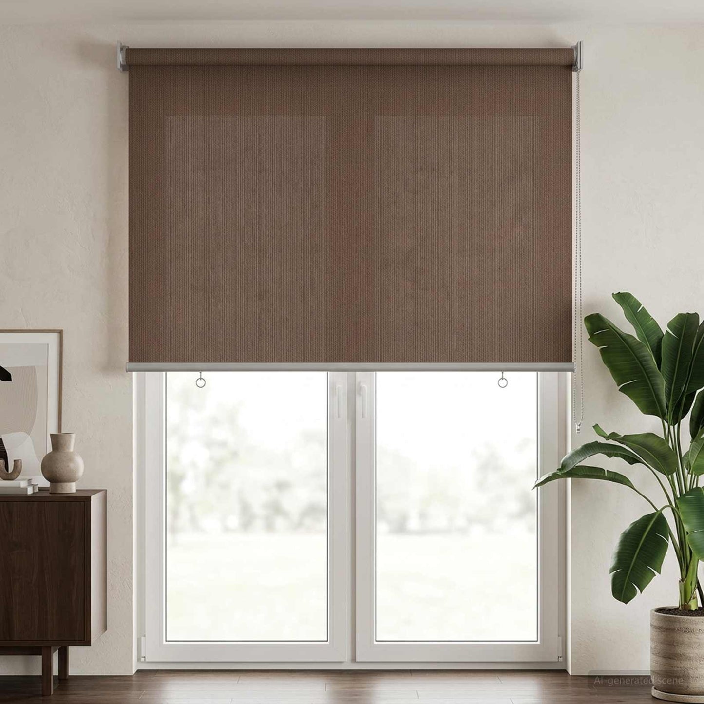 Buitenrolgordijn 90% UV-blok Taupe 80 x 230 cm HDPE is nu te koop bij PeponiXL, paradijselijk wonen!