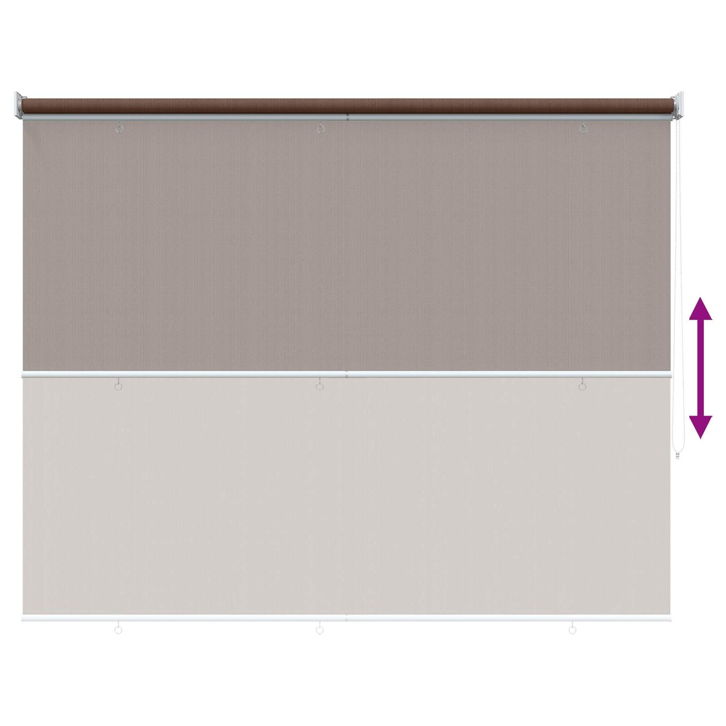 Buitenrolgordijn 90% UV-blok Taupe 140 x 230 cm HDPE is nu te koop bij PeponiXL, paradijselijk wonen!