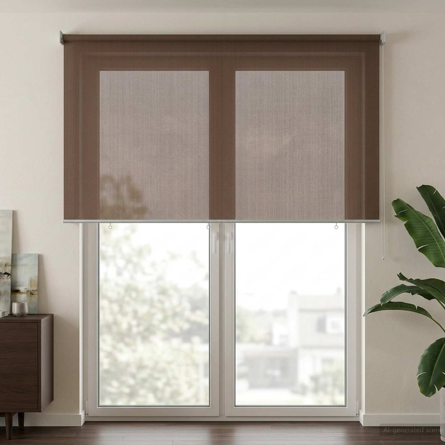 Buitenrolgordijn 90% UV-blok Taupe 180 x 230 cm HDPE is nu te koop bij PeponiXL, paradijselijk wonen!