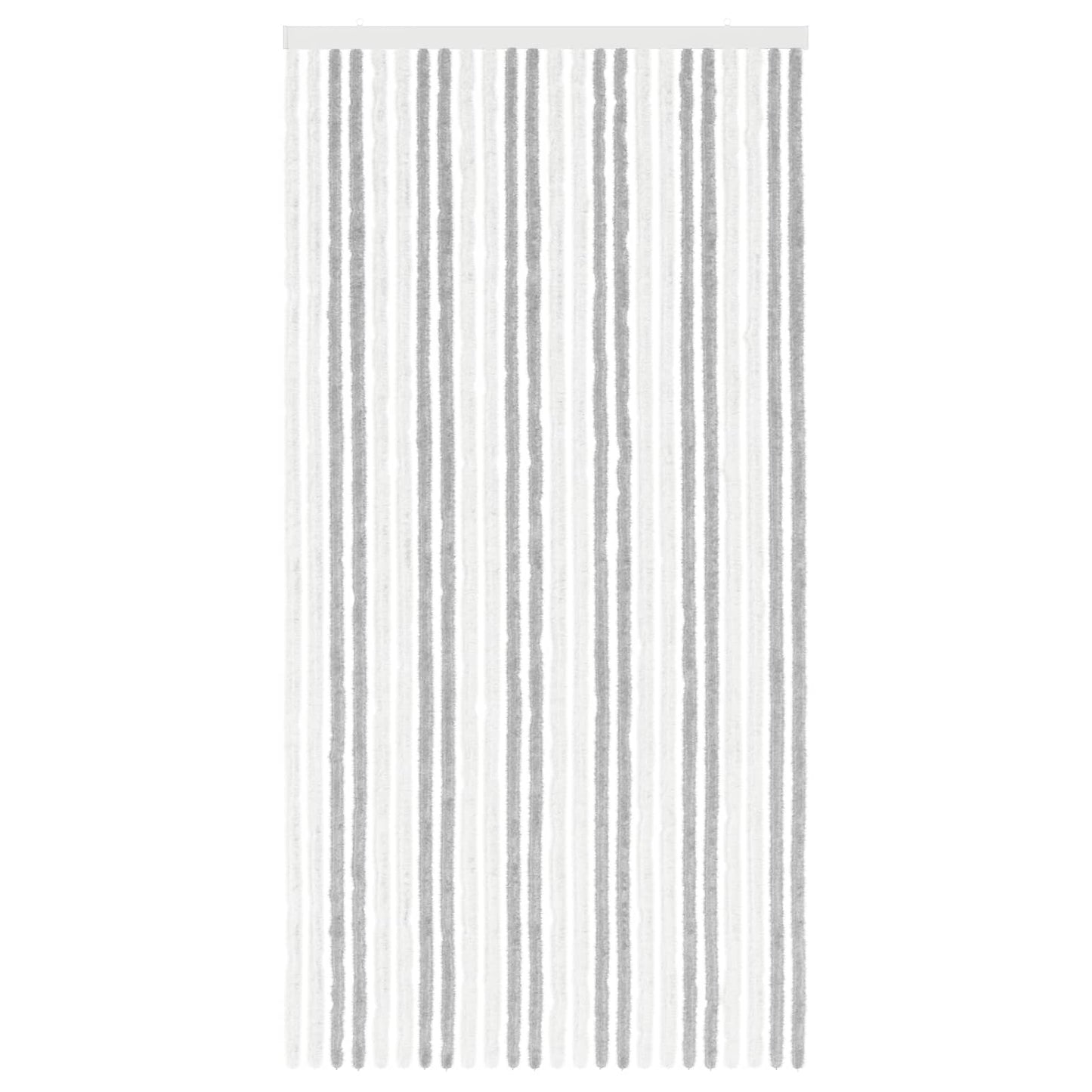 Insecten Gordijn Chenille Lichtgrijs en wit. 100 x 200 cm is nu te koop bij PeponiXL, paradijselijk wonen!
