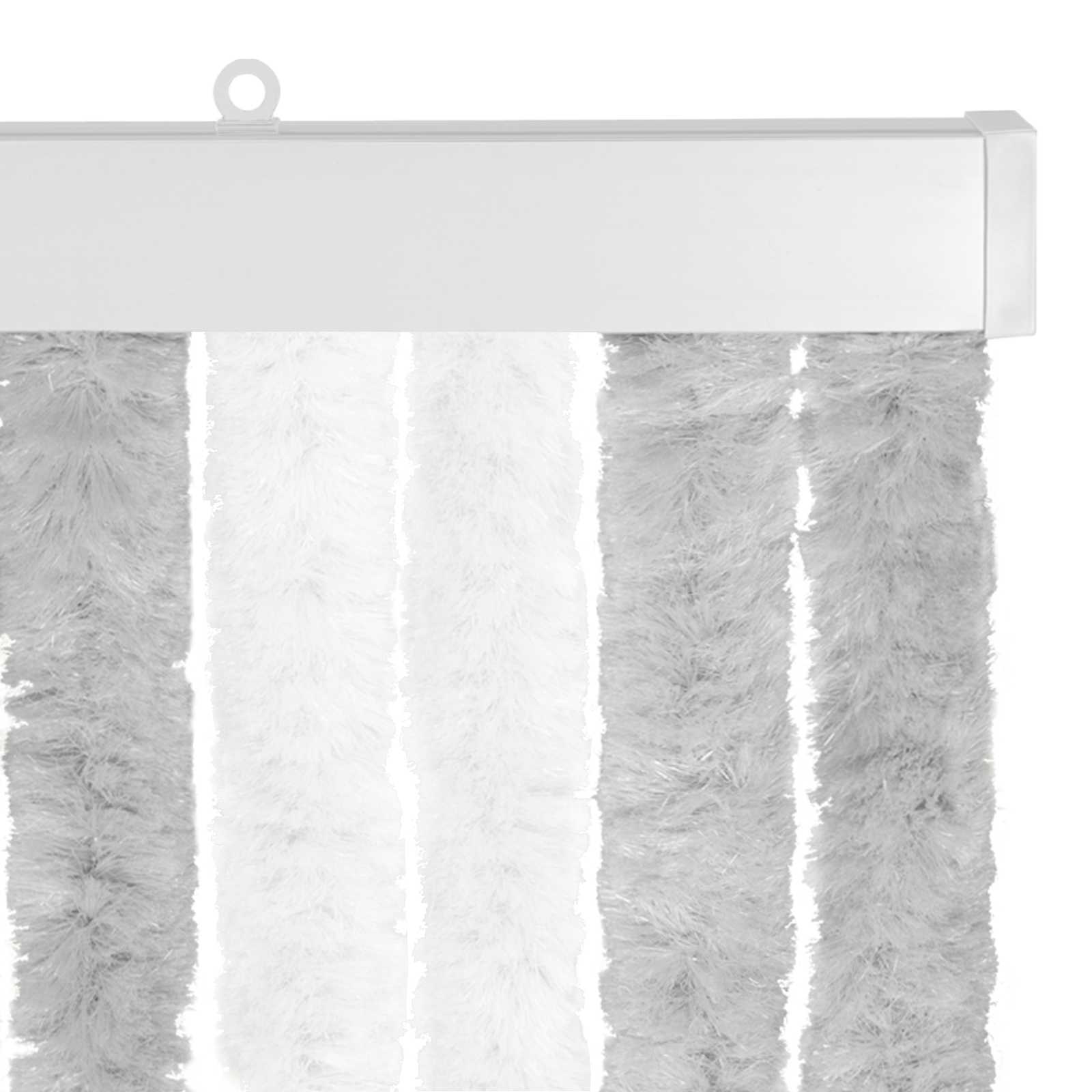 Insecten Gordijn Chenille Lichtgrijs en wit. 118 x 220 cm is nu te koop bij PeponiXL, paradijselijk wonen!
