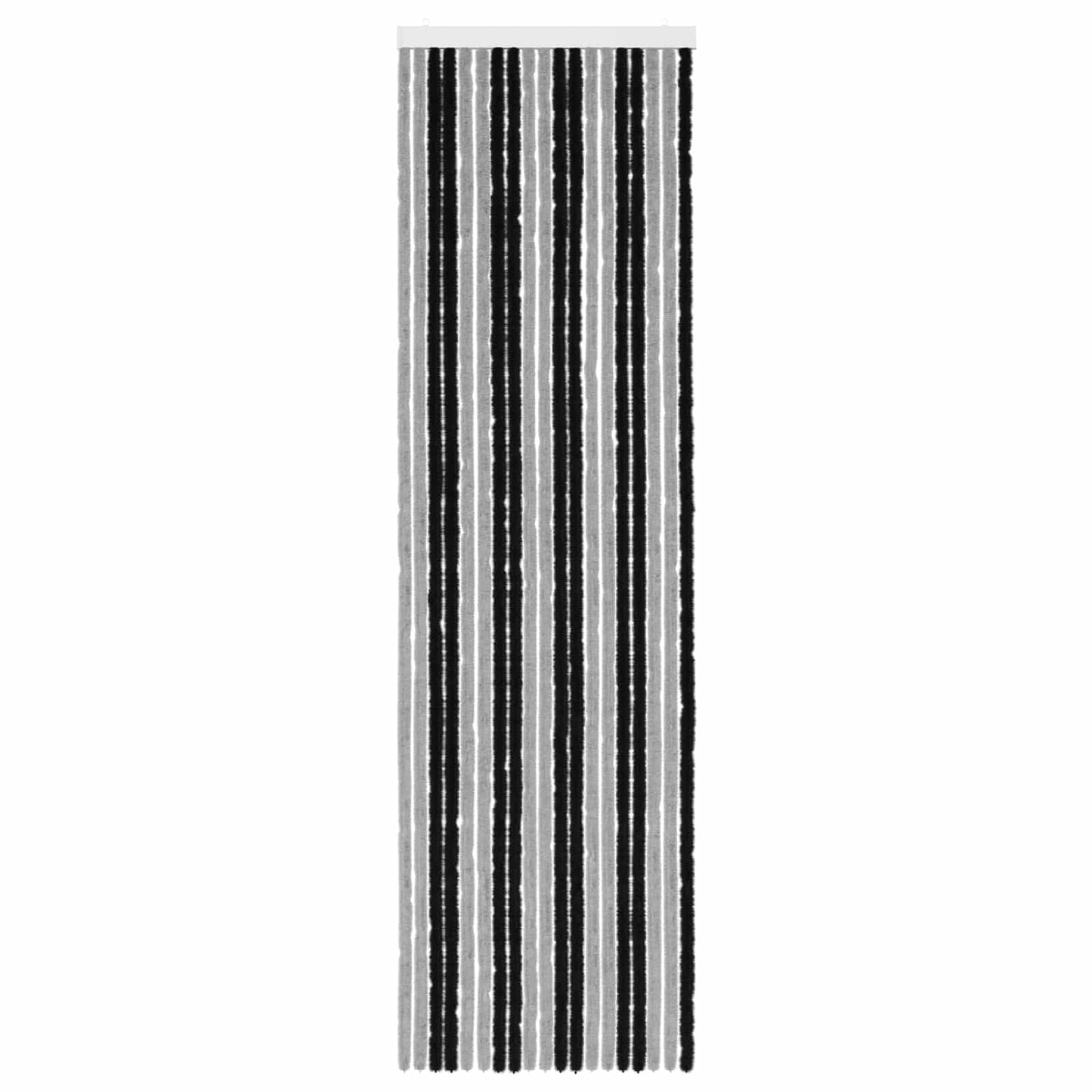 Insecten Gordijn Chenille Grijs en zwart 56 x 200 cm 100% PP is nu te koop bij PeponiXL, paradijselijk wonen!