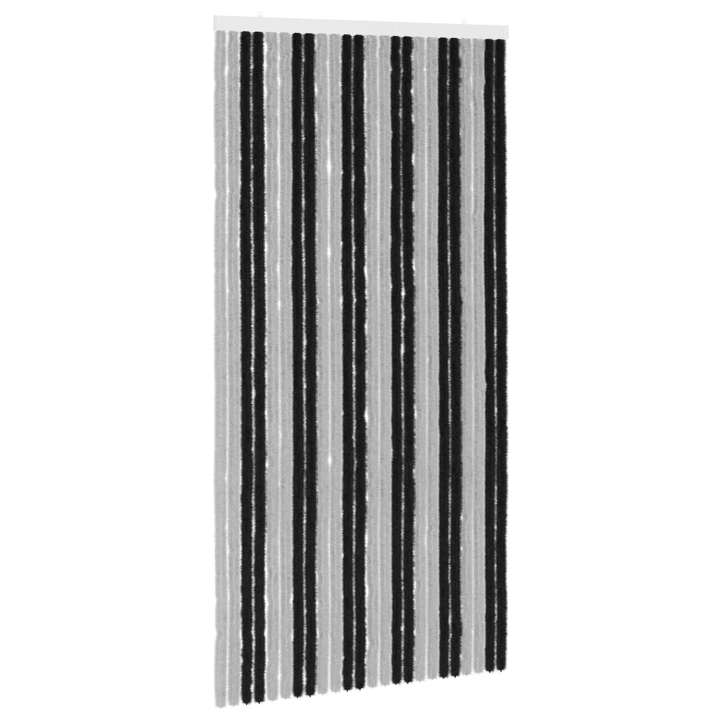 Insecten Gordijn Chenille Grijs en zwart 100 x 200 cm 100% PP is nu te koop bij PeponiXL, paradijselijk wonen!