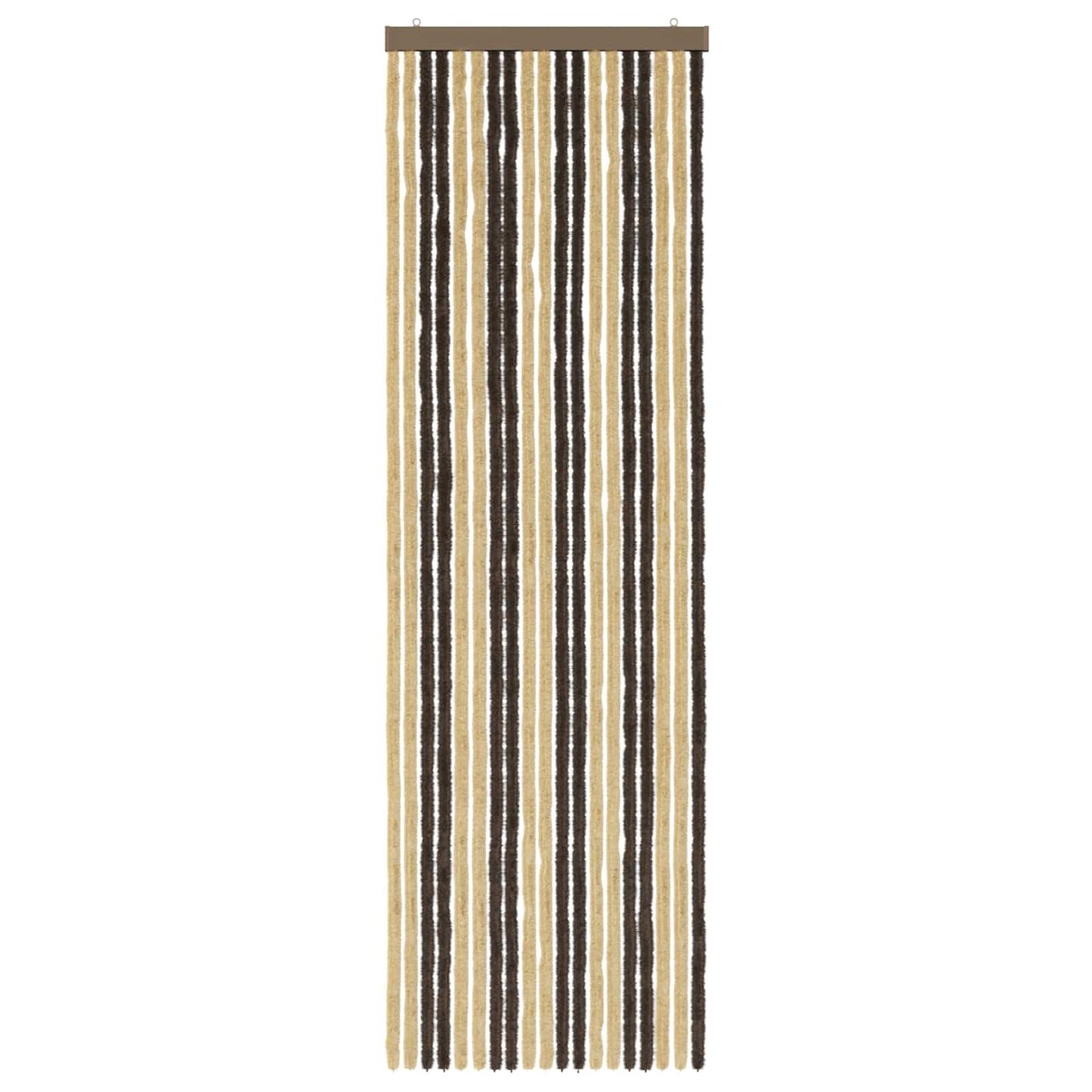 Insecten Gordijn Chenille Donkerbruin, Beige 56 x 185 cm is nu te koop bij PeponiXL, paradijselijk wonen!