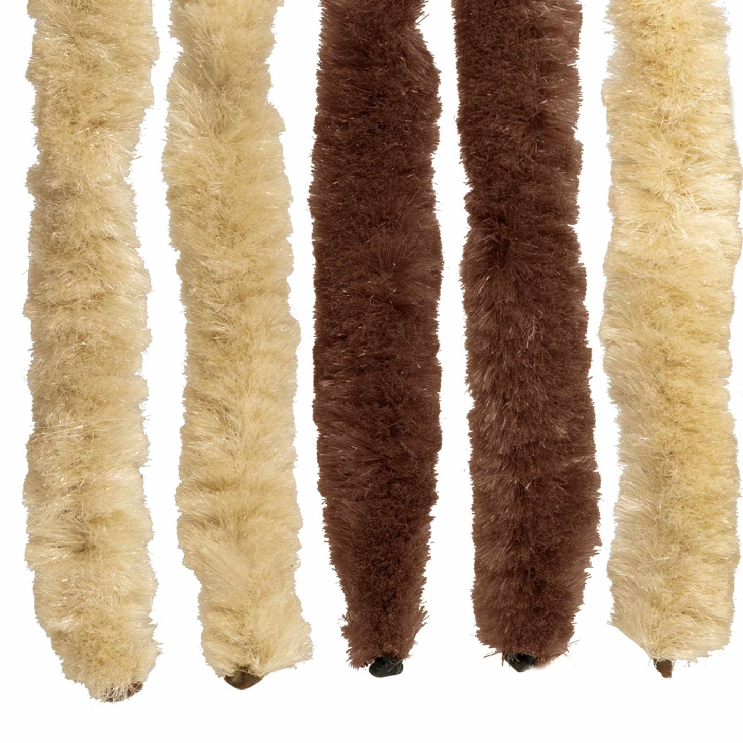 Insecten Gordijn Chenille Bruin en beige 100 x 200 cm 100% PP is nu te koop bij PeponiXL, paradijselijk wonen!