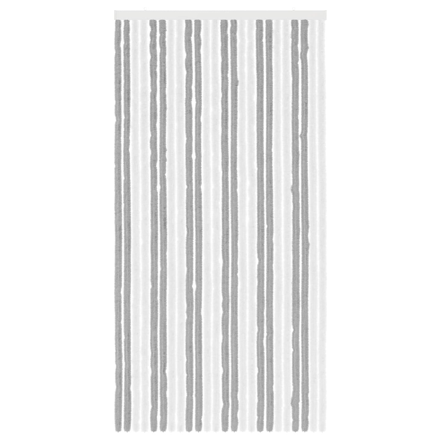 Insecten Gordijn Chenille Grijs en Wit 100 x 200 cm 100% PP is nu te koop bij PeponiXL, paradijselijk wonen!