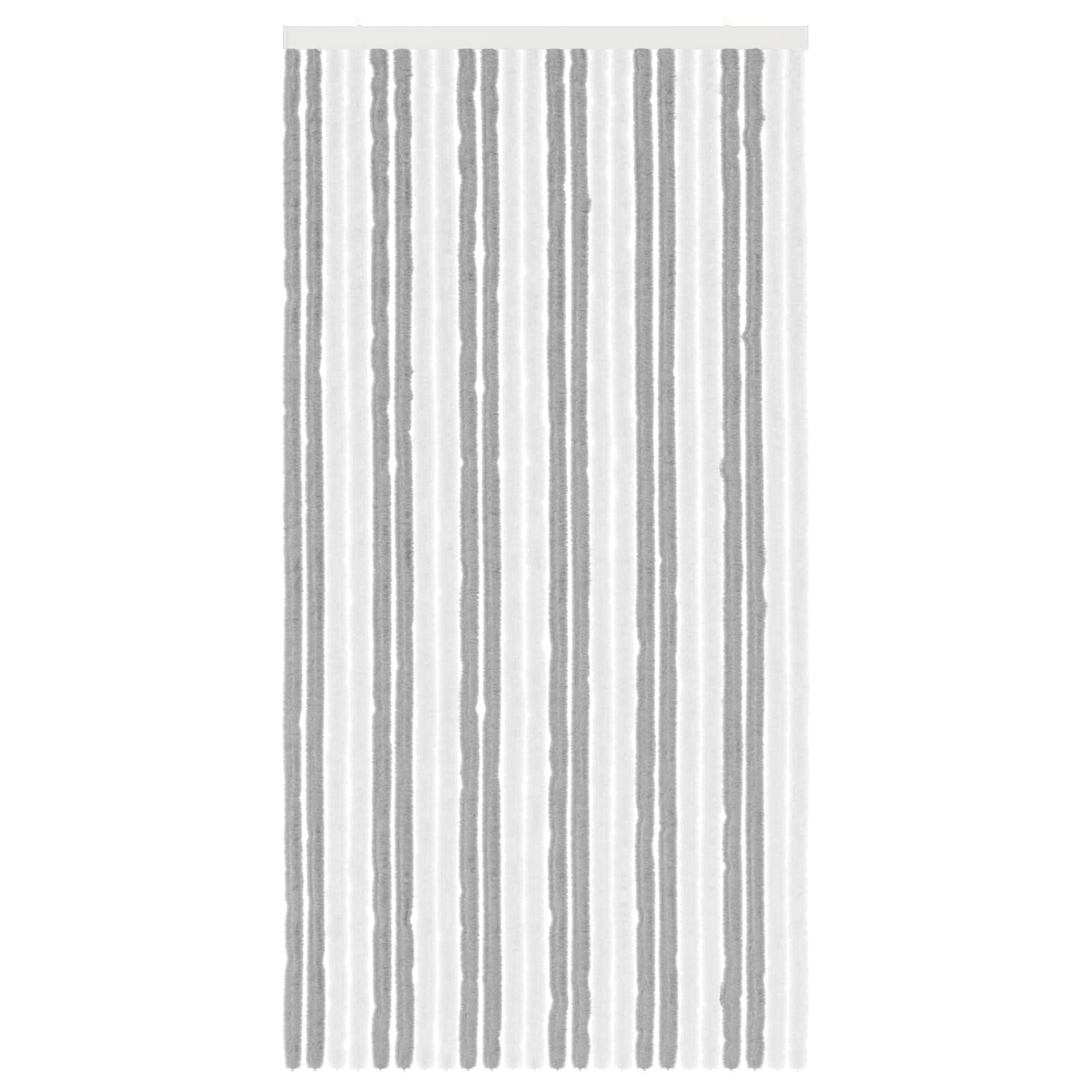 Insecten Gordijn Chenille Grijs en Wit 100 x 200 cm 100% PP is nu te koop bij PeponiXL, paradijselijk wonen!