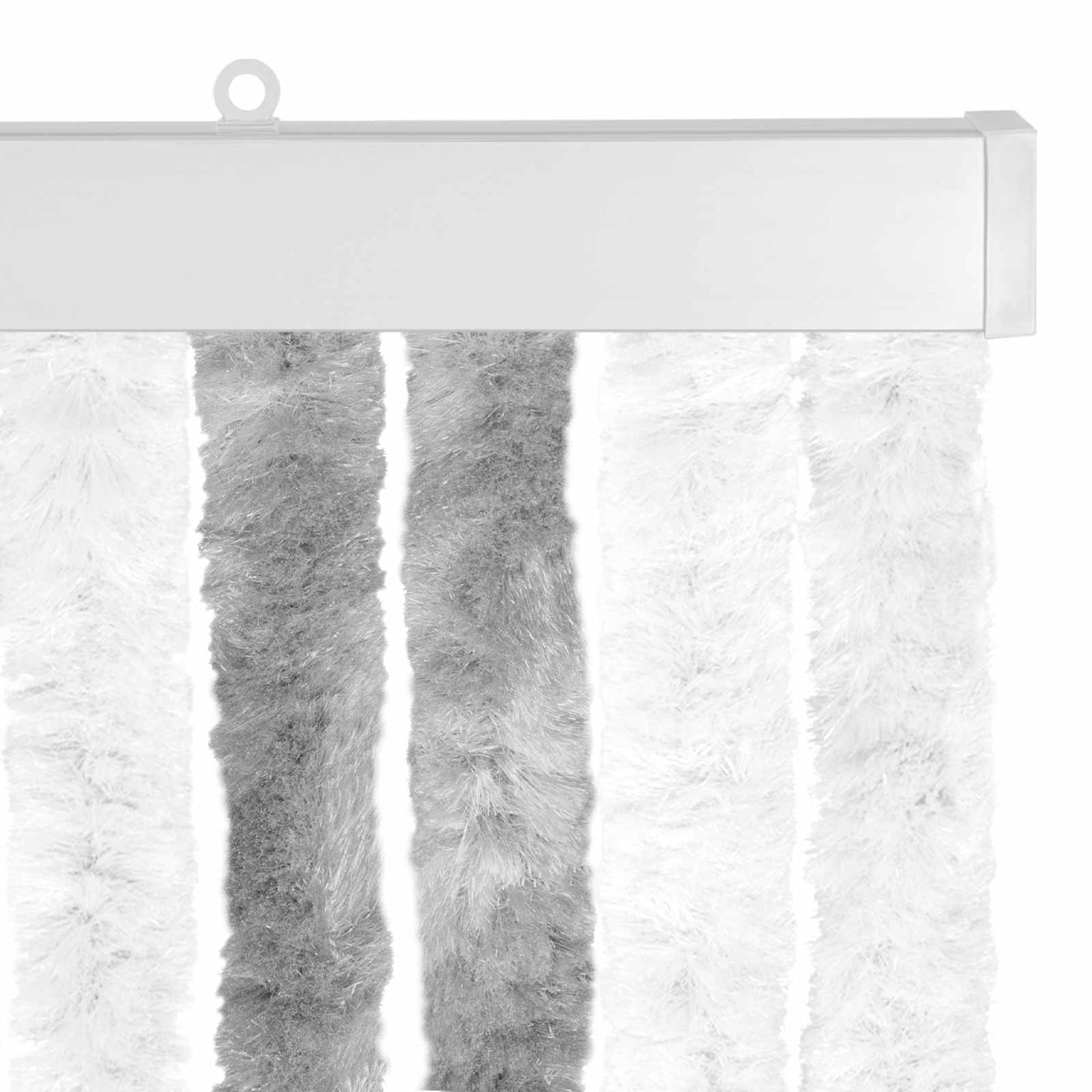 Insecten Gordijn Chenille Grijs en Wit 100 x 220 cm 100% PP is nu te koop bij PeponiXL, paradijselijk wonen!