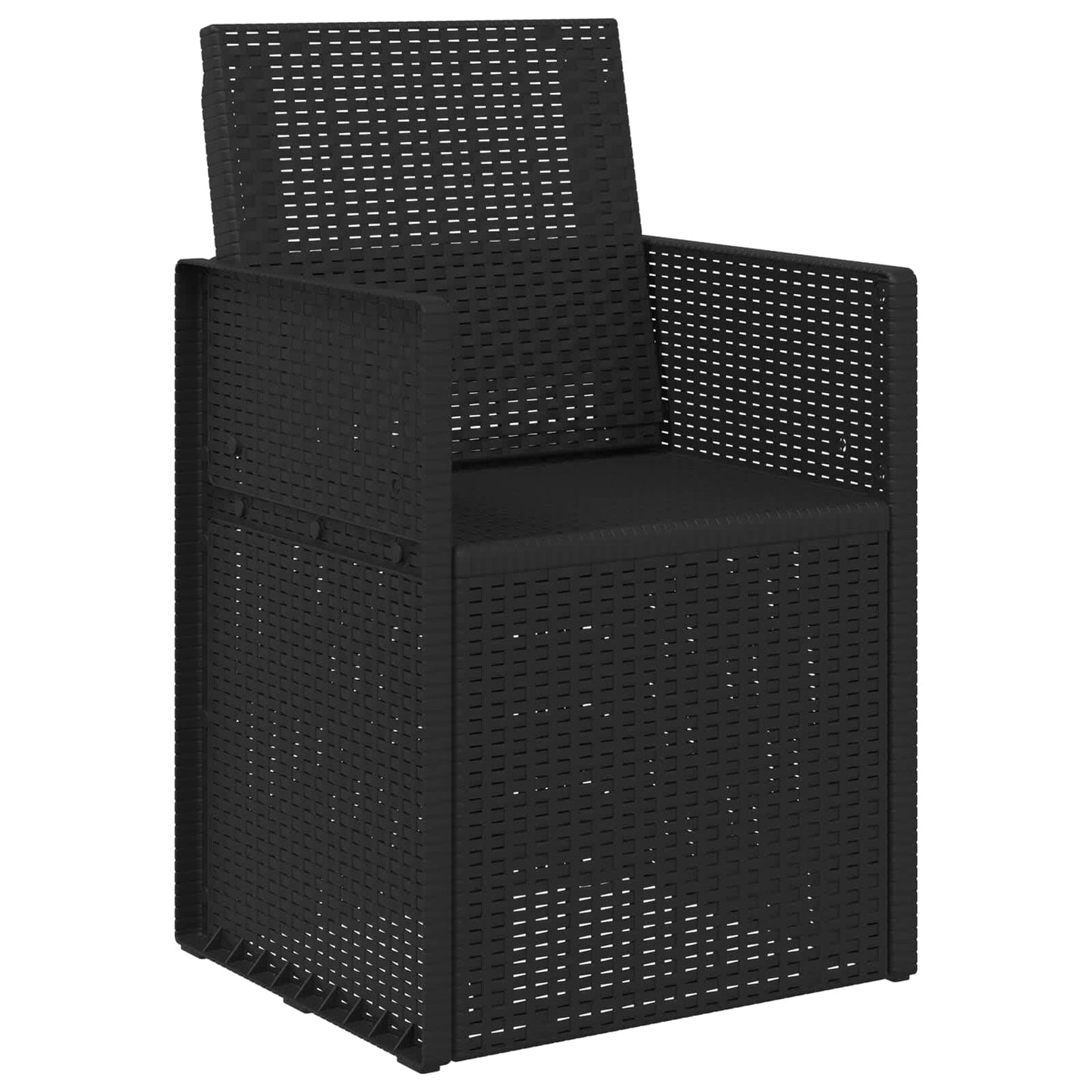 Tuin Eetstoelen 2 st Antraciet 53 x 47 x 88,5 cm PP is nu te koop bij PeponiXL, paradijselijk wonen!