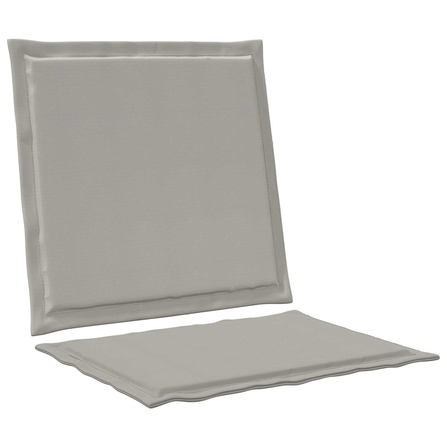 Zit- en Rugkussens 4 pcs Lichtgrijs 47 x 45 x 2 cm Polyester is nu te koop bij PeponiXL, paradijselijk wonen!