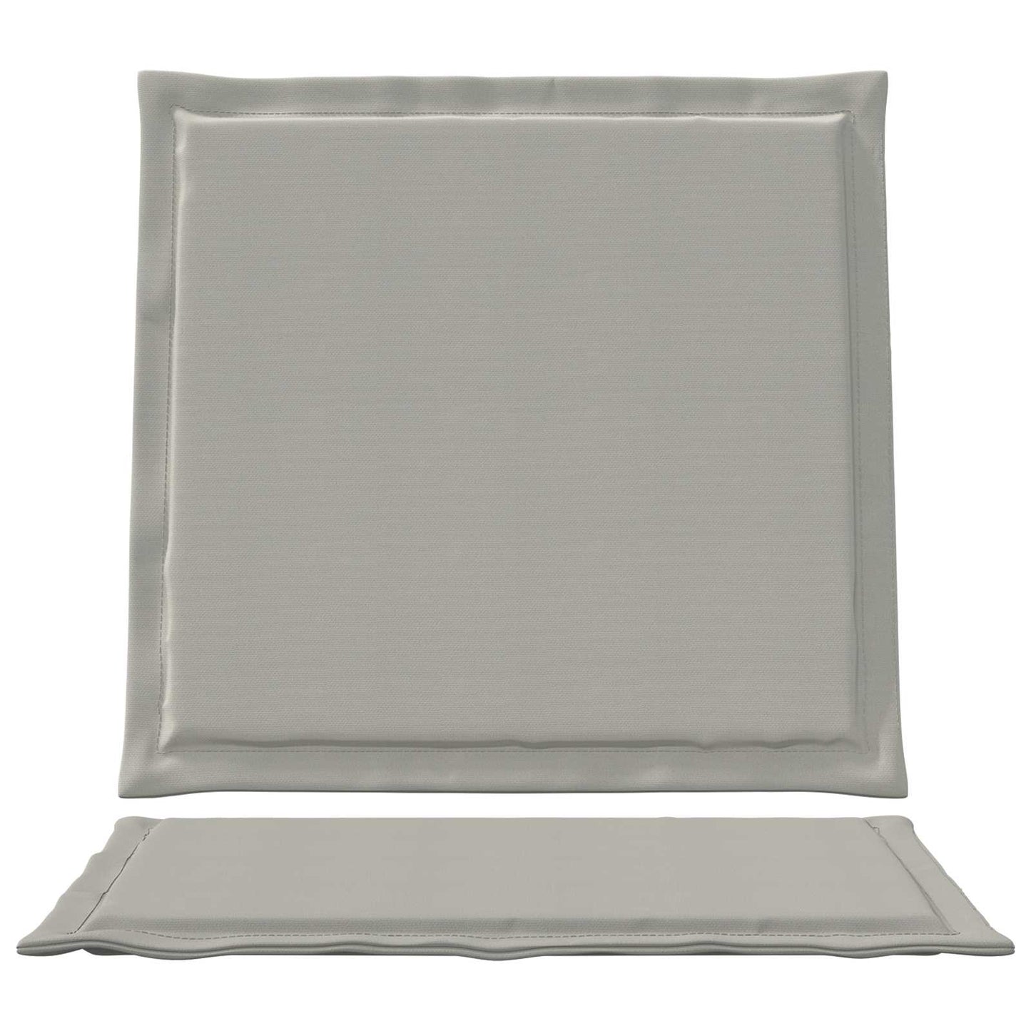 Zit- en Rugkussens 4 pcs Lichtgrijs 47 x 45 x 2 cm Polyester is nu te koop bij PeponiXL, paradijselijk wonen!