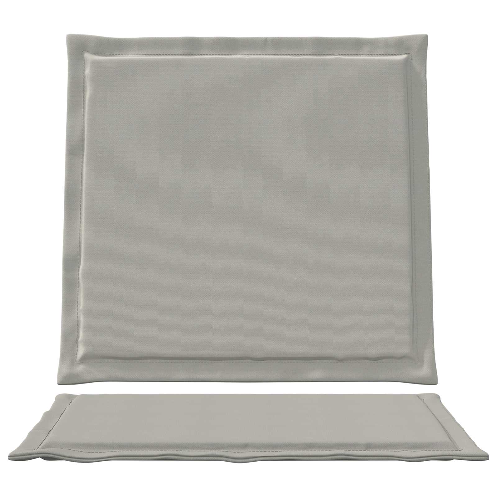 Zit- en Rugkussens 4 pcs Lichtgrijs 47 x 45 x 2 cm Polyester is nu te koop bij PeponiXL, paradijselijk wonen!