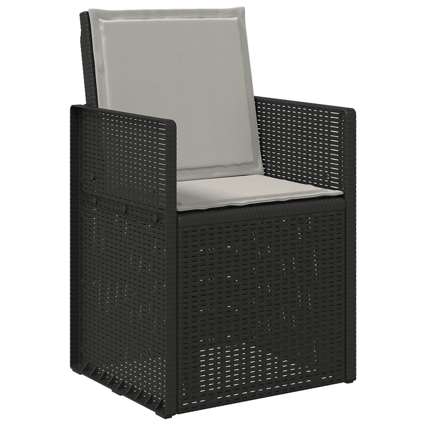 Zit- en Rugkussens 4 pcs Lichtgrijs 47 x 45 x 2 cm Polyester is nu te koop bij PeponiXL, paradijselijk wonen!