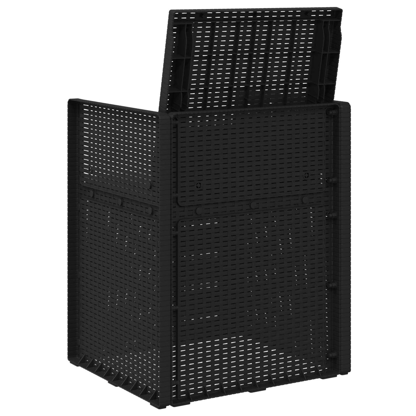 Tuin Eetstoelen 2 pcs Anthraciet en Lichtgrijs PP is nu te koop bij PeponiXL, paradijselijk wonen!